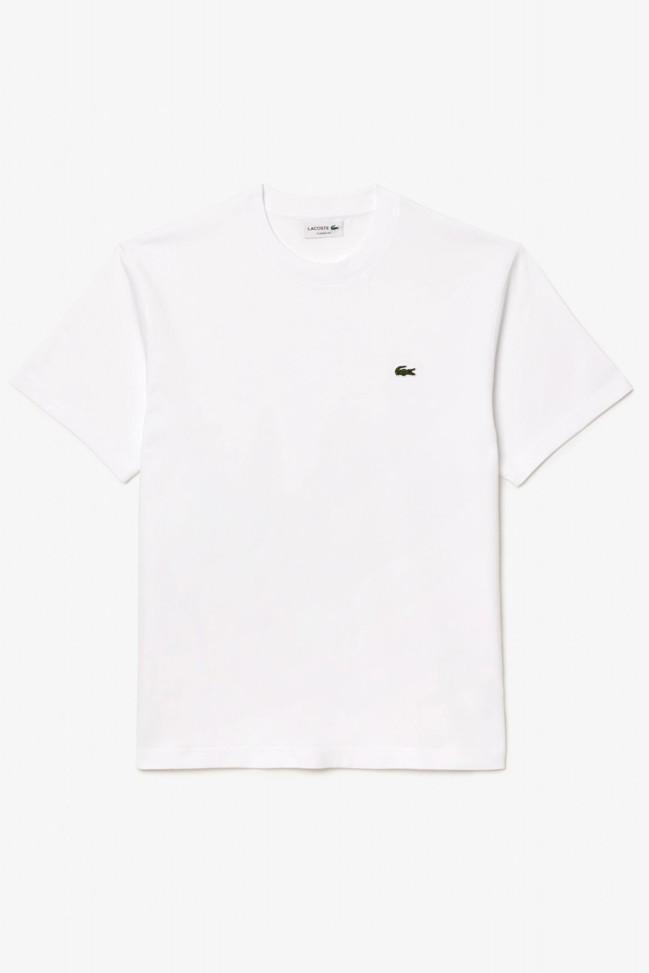 LACOSTE RELAXED FIT SOFT COTTON T-SHIRT en color BLANCO (2)
