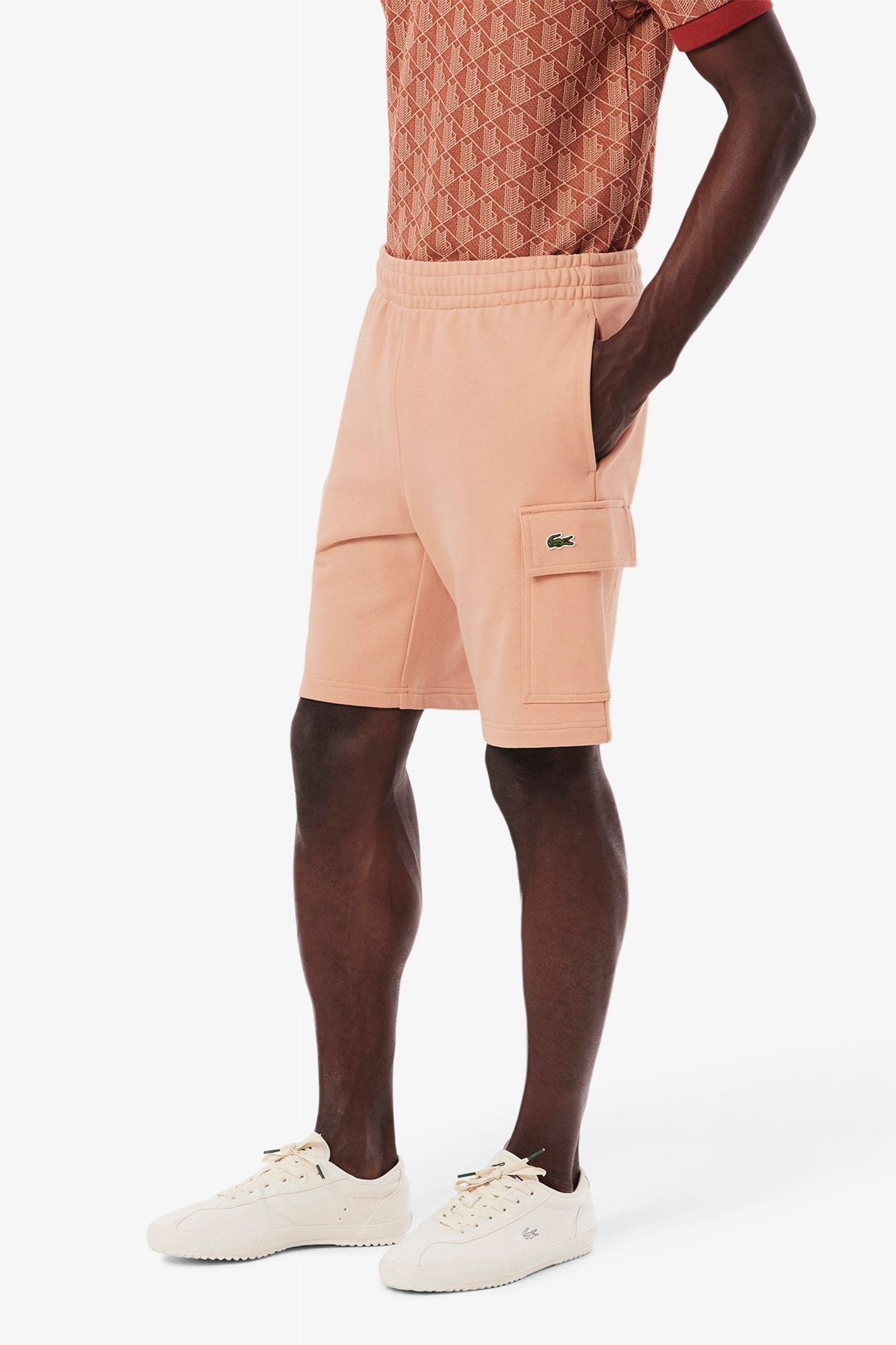 LACOSTE GH9743 SHORTS en color NUDE (1)
