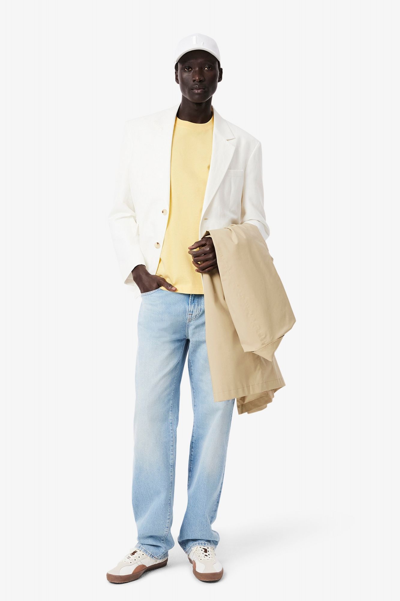 LACOSTE TEE-SHIRT en color AMARILLO (4)