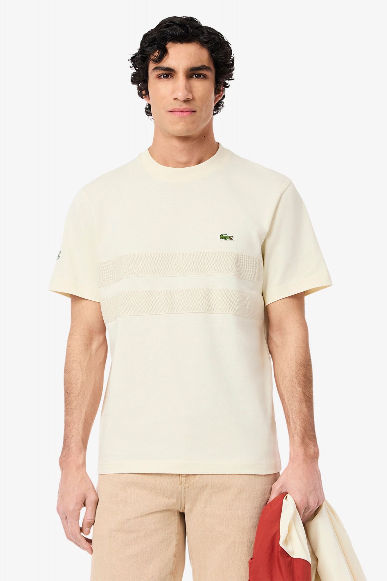 LACOSTE TEE-SHIRT en color BEIS (1)