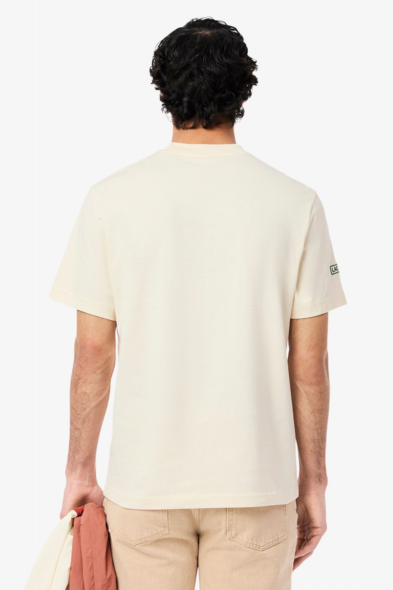 LACOSTE TEE-SHIRT en color BEIS (3)