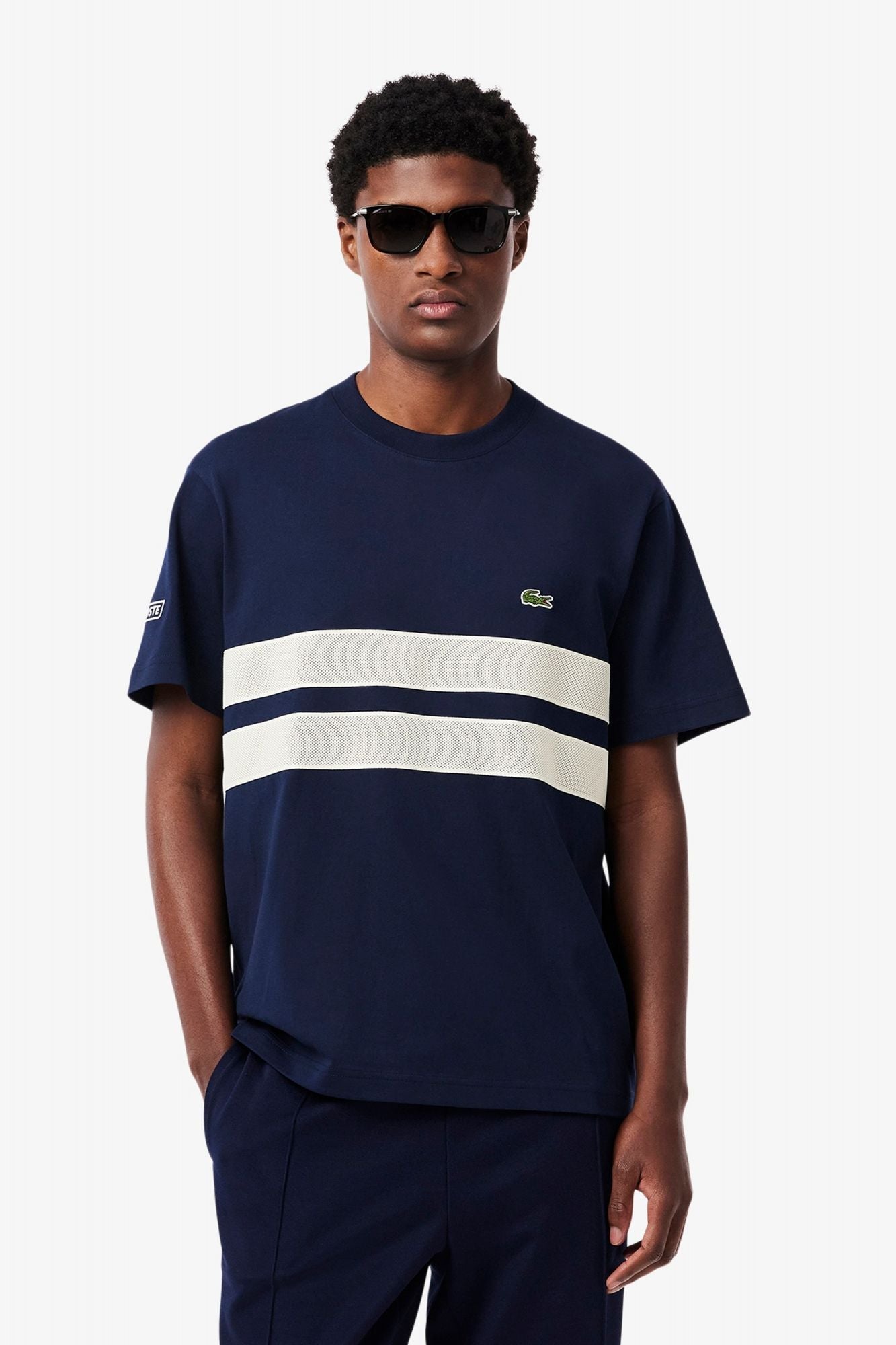 LACOSTE TEE-SHIRT en color AZUL (1)