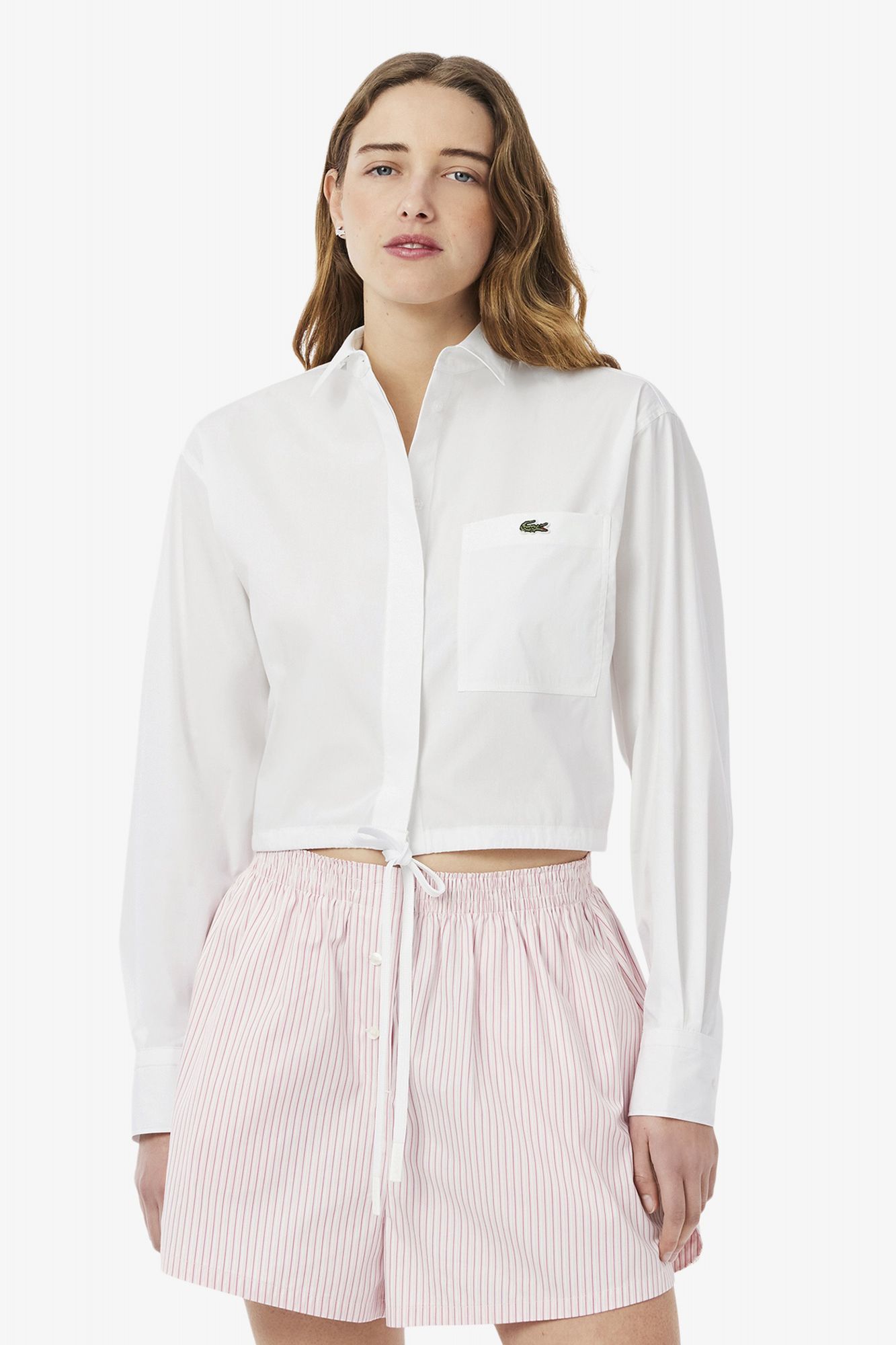 LACOSTE LONG SLEEVED SHIRT en color BLANCO (1)