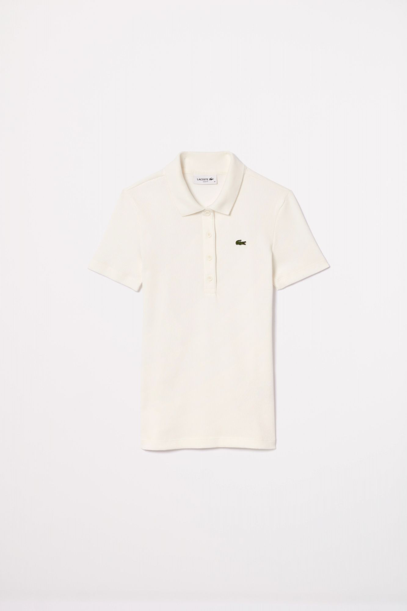 LACOSTE RIBBED COLLAR SHIRT en color BLANCO (2)