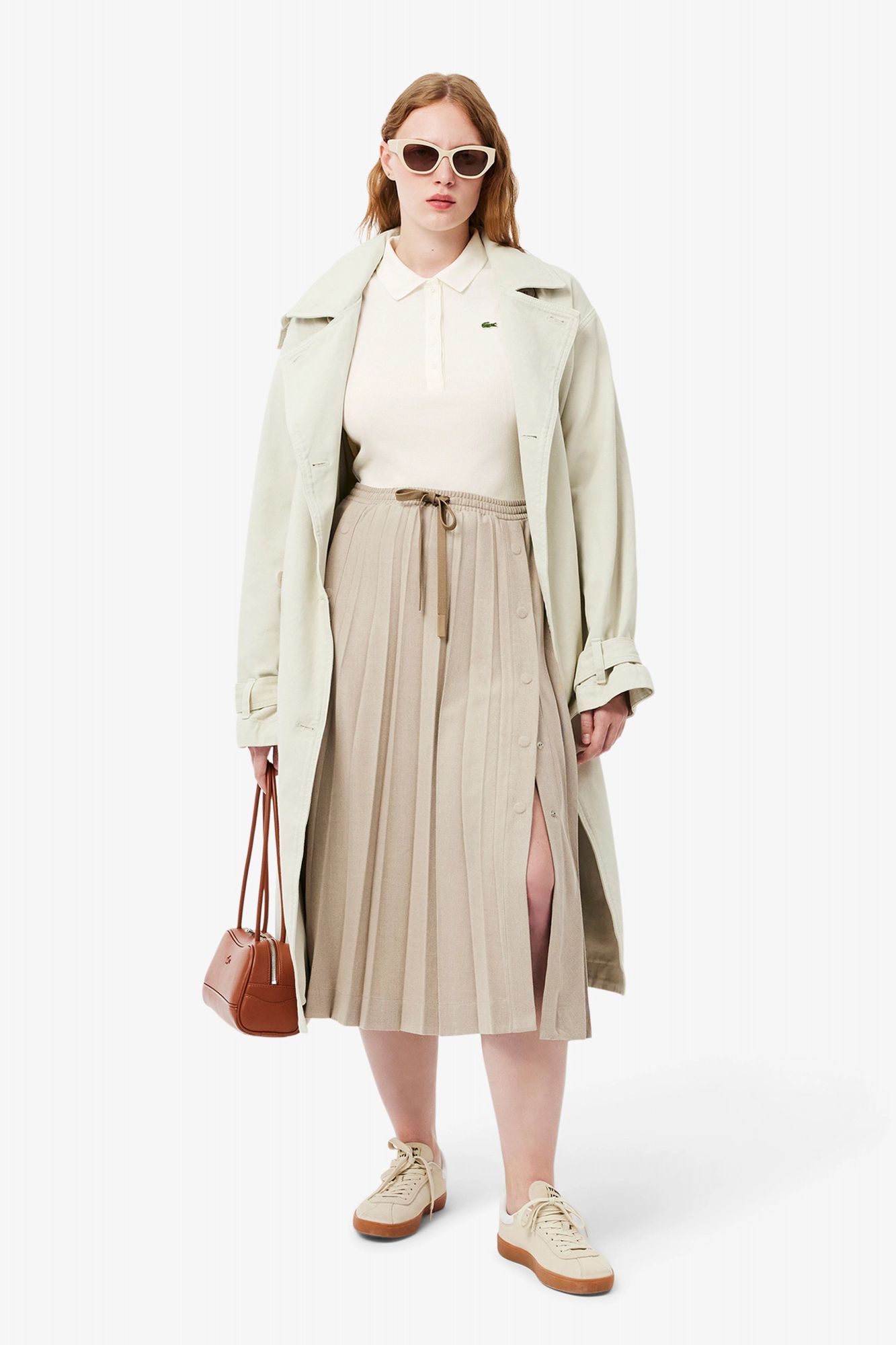 LACOSTE RIBBED COLLAR SHIRT en color BLANCO (4)