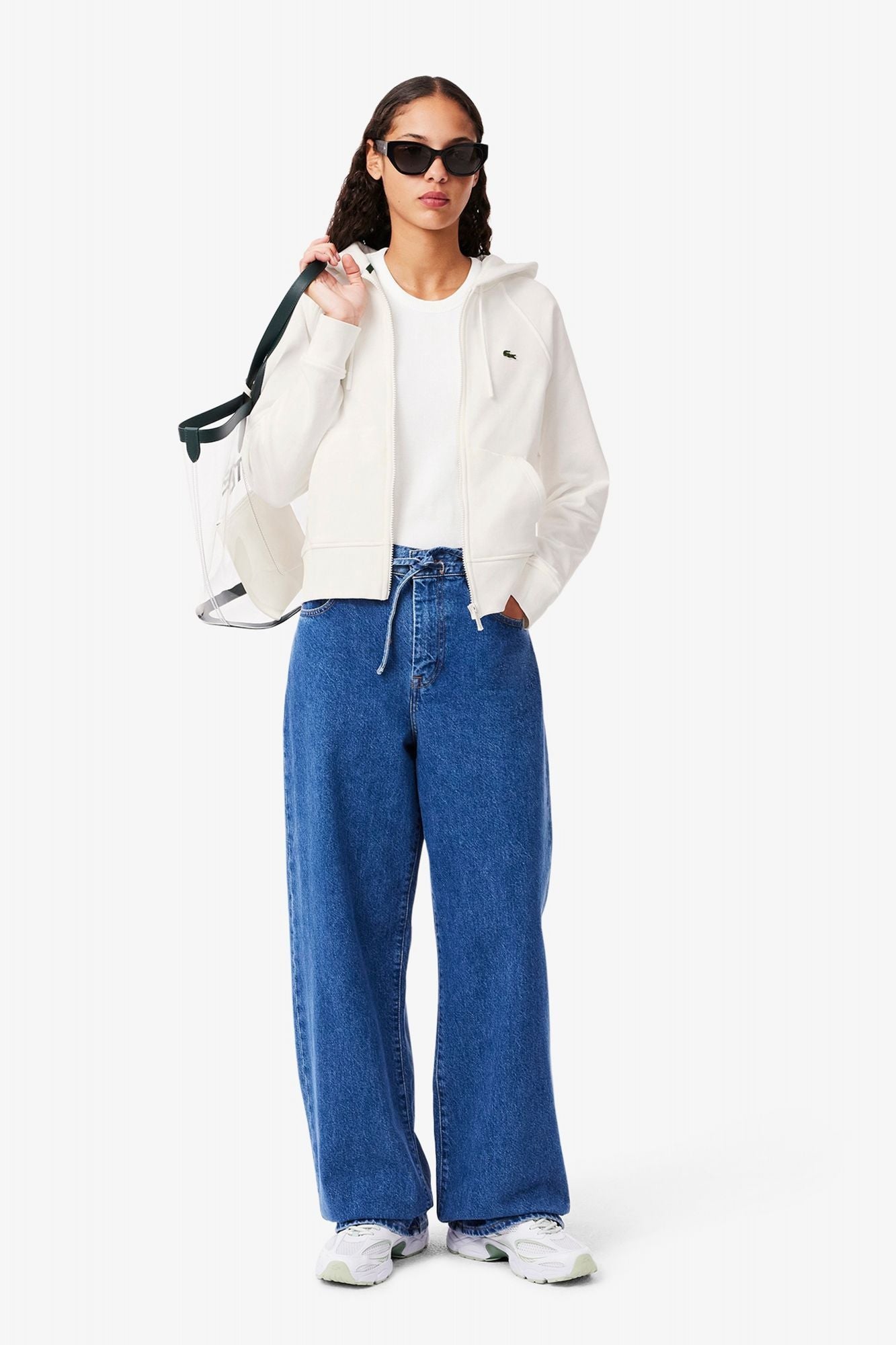 LACOSTE SF9213 SWEATSHIRT en color BLANCO (4)