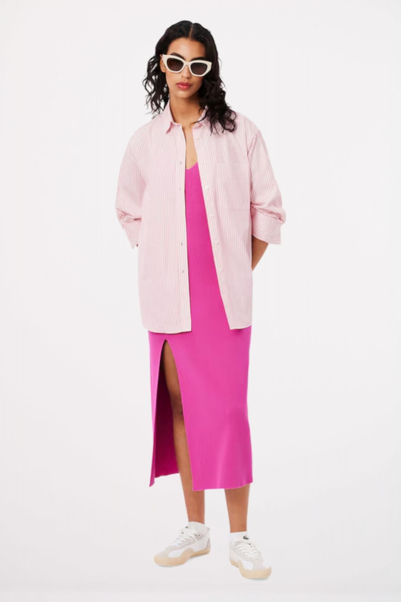 LACOSTE LONG SLEEVED SHIRT en color ROSA (4)