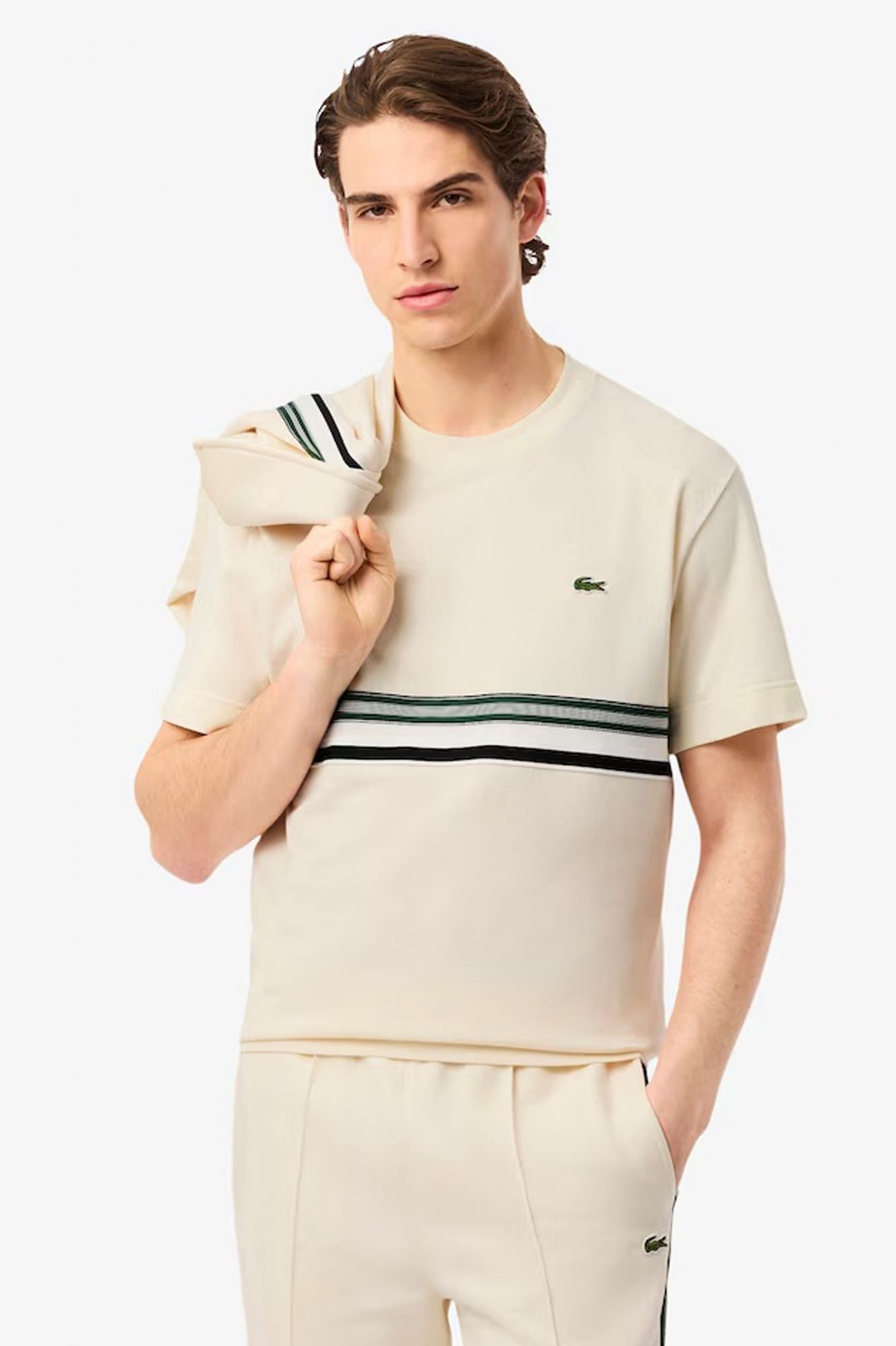 LACOSTE TEE SHIRT en color BEIS (1)