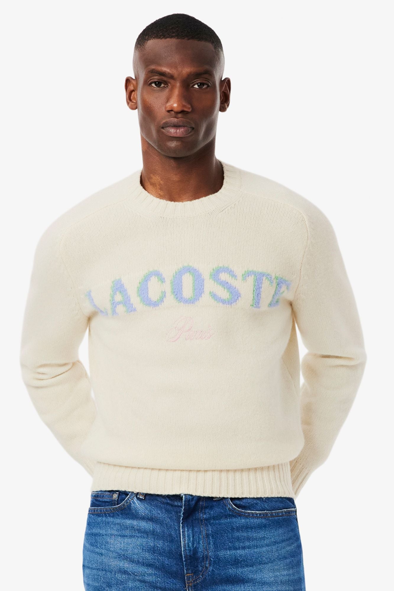 LACOSTE SWEATER ICONO en color BLANCO (1)