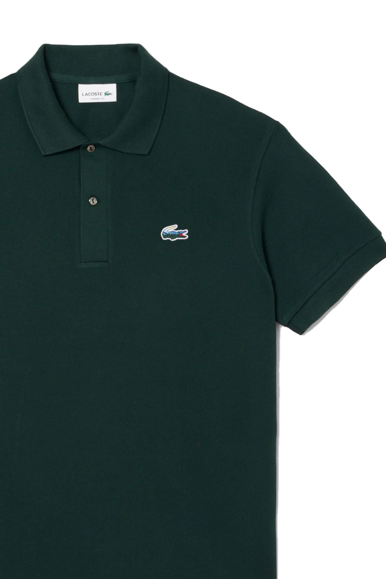 LACOSTE CLASSIC PIQUÉ POLO en color VERDE (2)