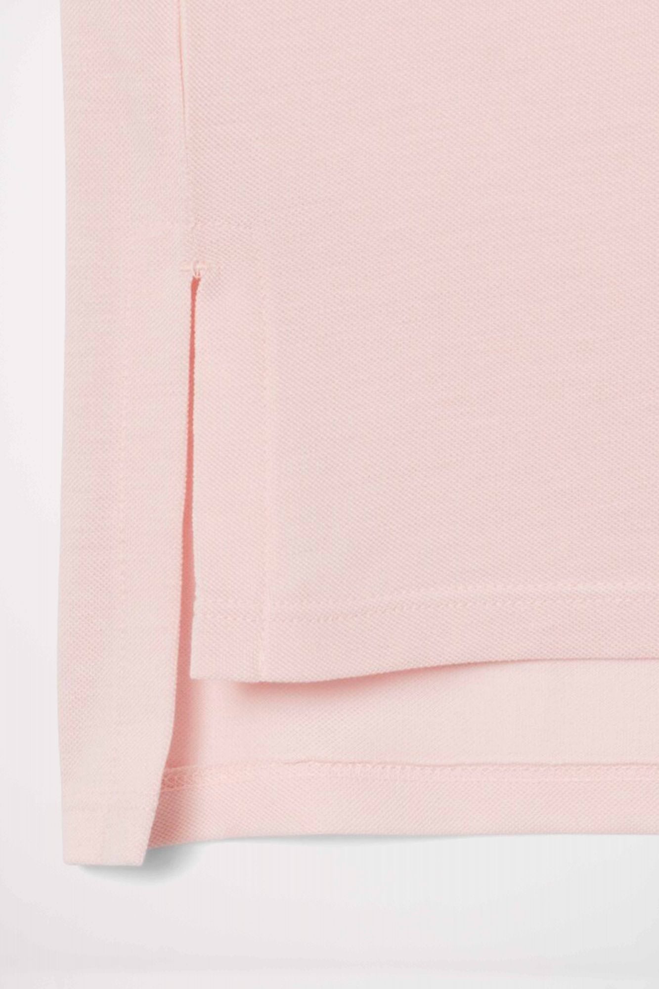 LACOSTE RELAXED FIT FLUID PIQUE POLO SHIRT en color ROSA (3)