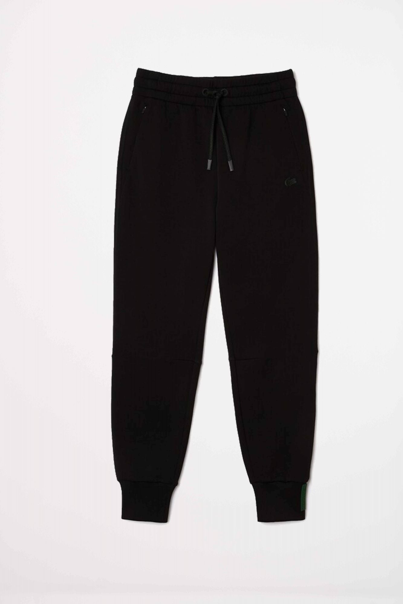 LACOSTE COTTON SWEATPANTS en color NEGRO (1)