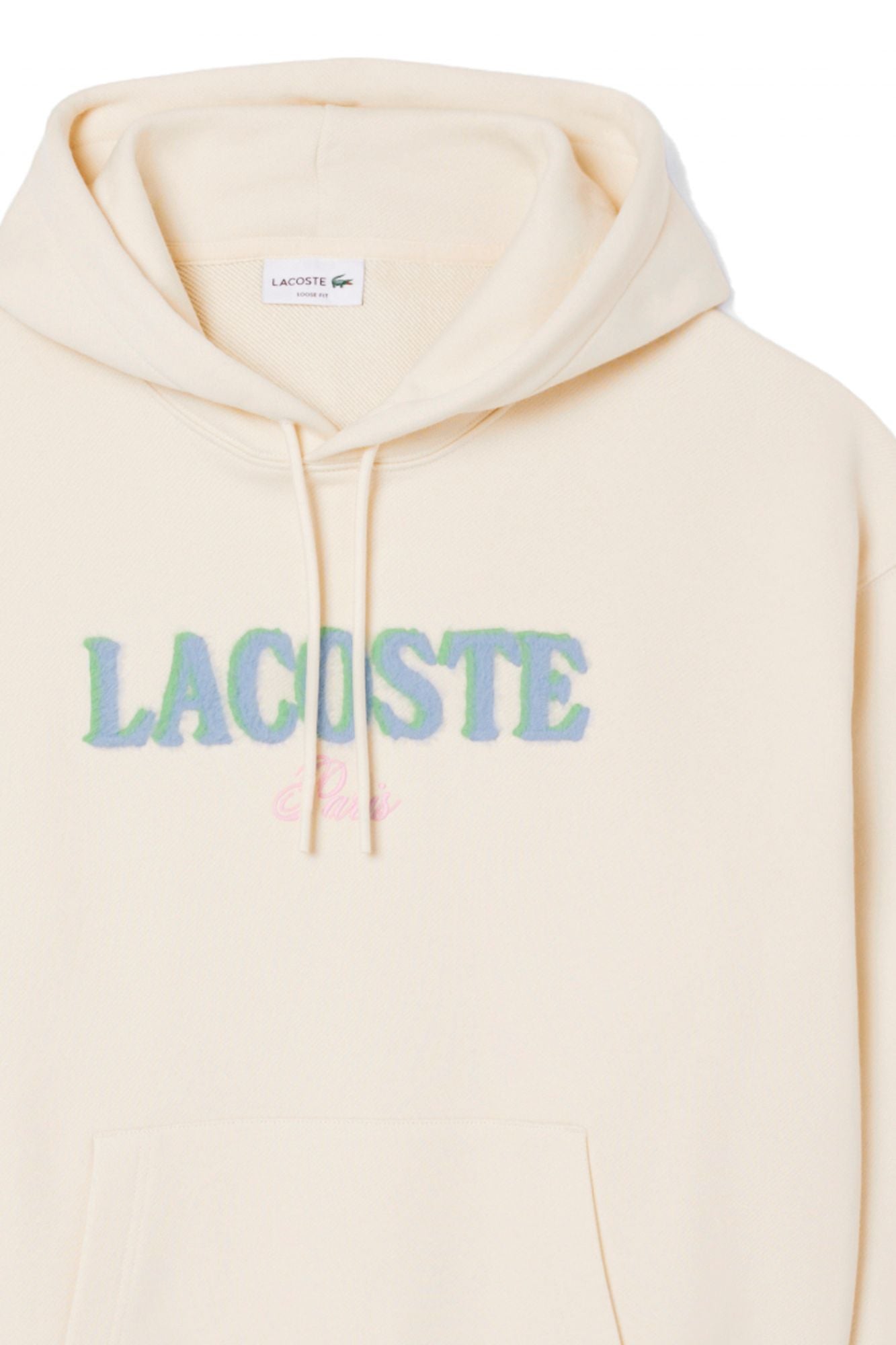 LACOSTE CLASSIC HOODIE en color BLANCO (2)