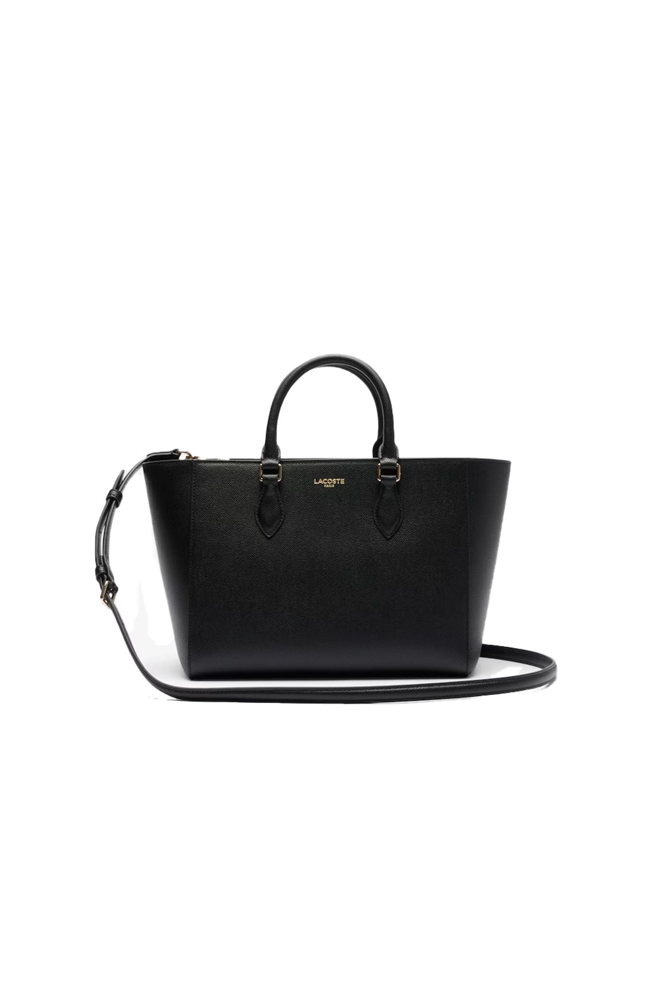 LACOSTE CHAMPS ELYSEES MEDIUM TOTE en color NEGRO (1)