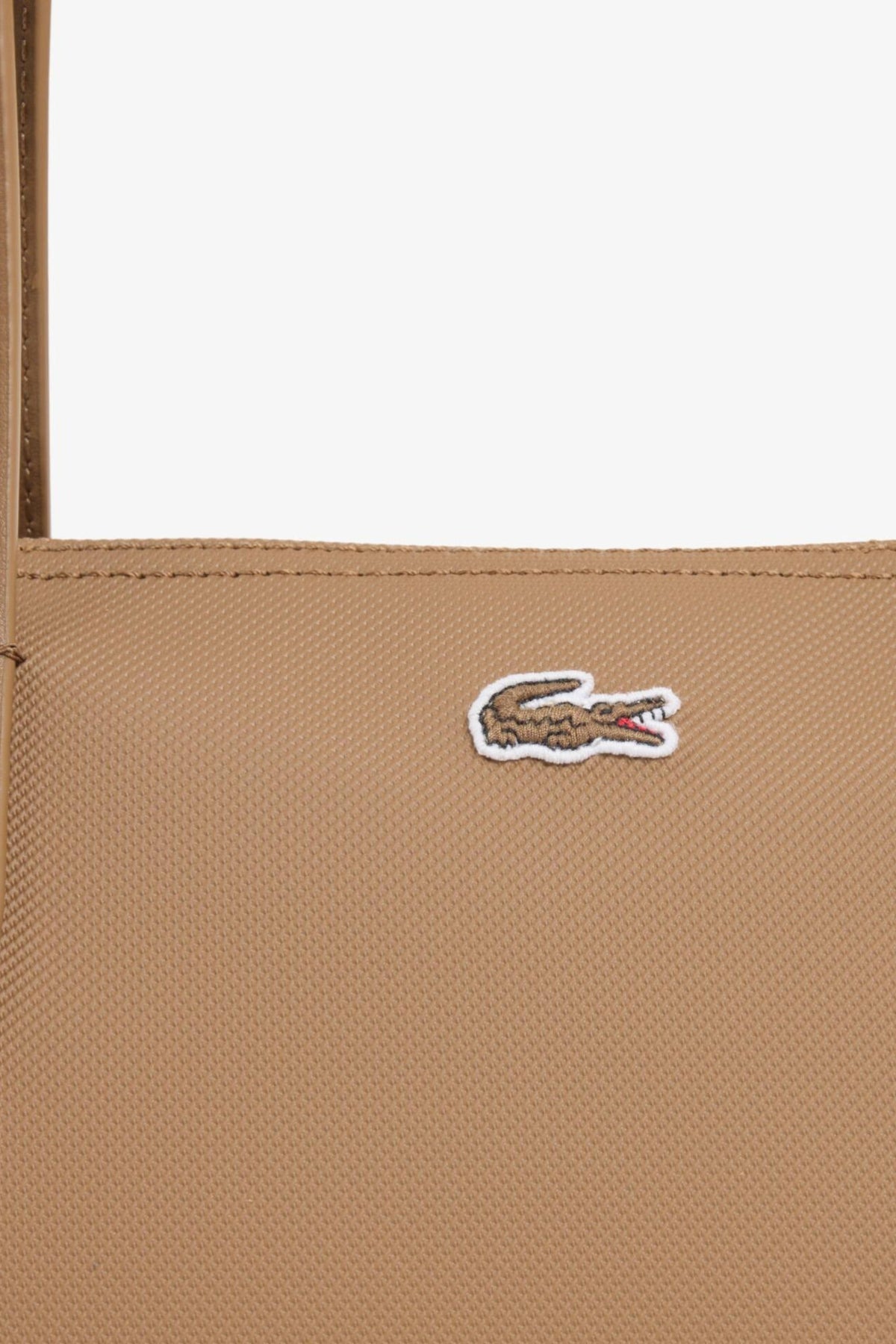 LACOSTE SHOPPING BAG en color MARRON CLARO (3)