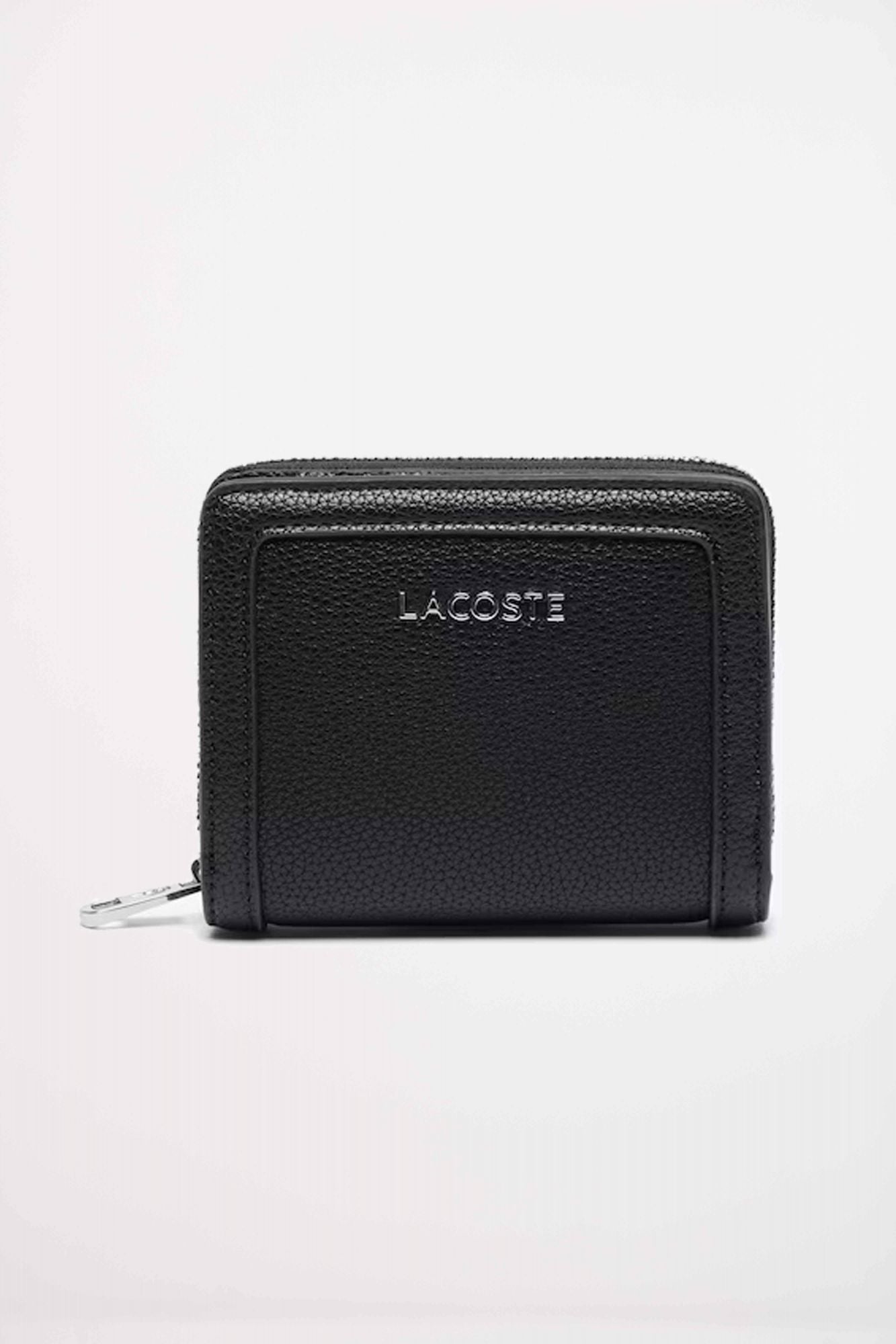 LACOSTE COMPACT ZIP WALLET en color NEGRO (1)