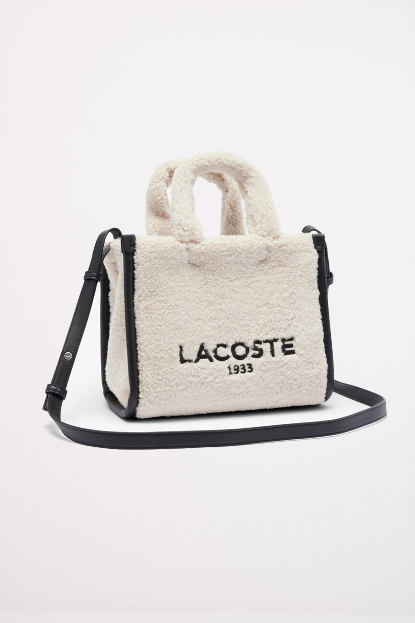 LACOSTE SMALL HERITAGE TOTE en color BLANCO (3)