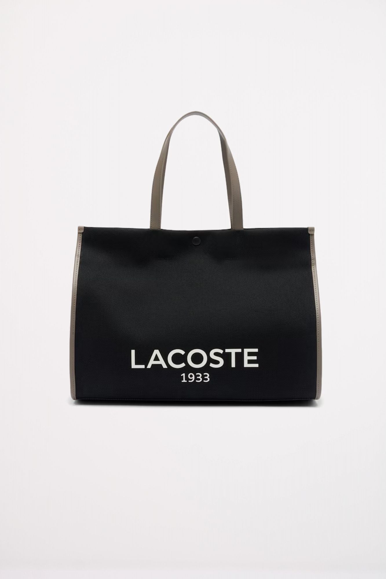 LACOSTE HERITAGE CANVAS COTTON L en color NEGRO (1)