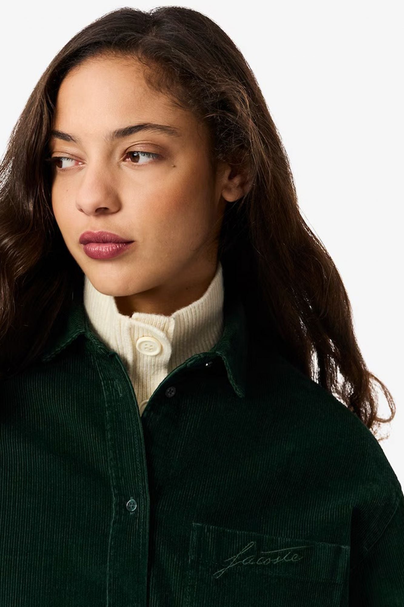 LACOSTE LONG SLEEVED SHIRT en color VERDE (4)