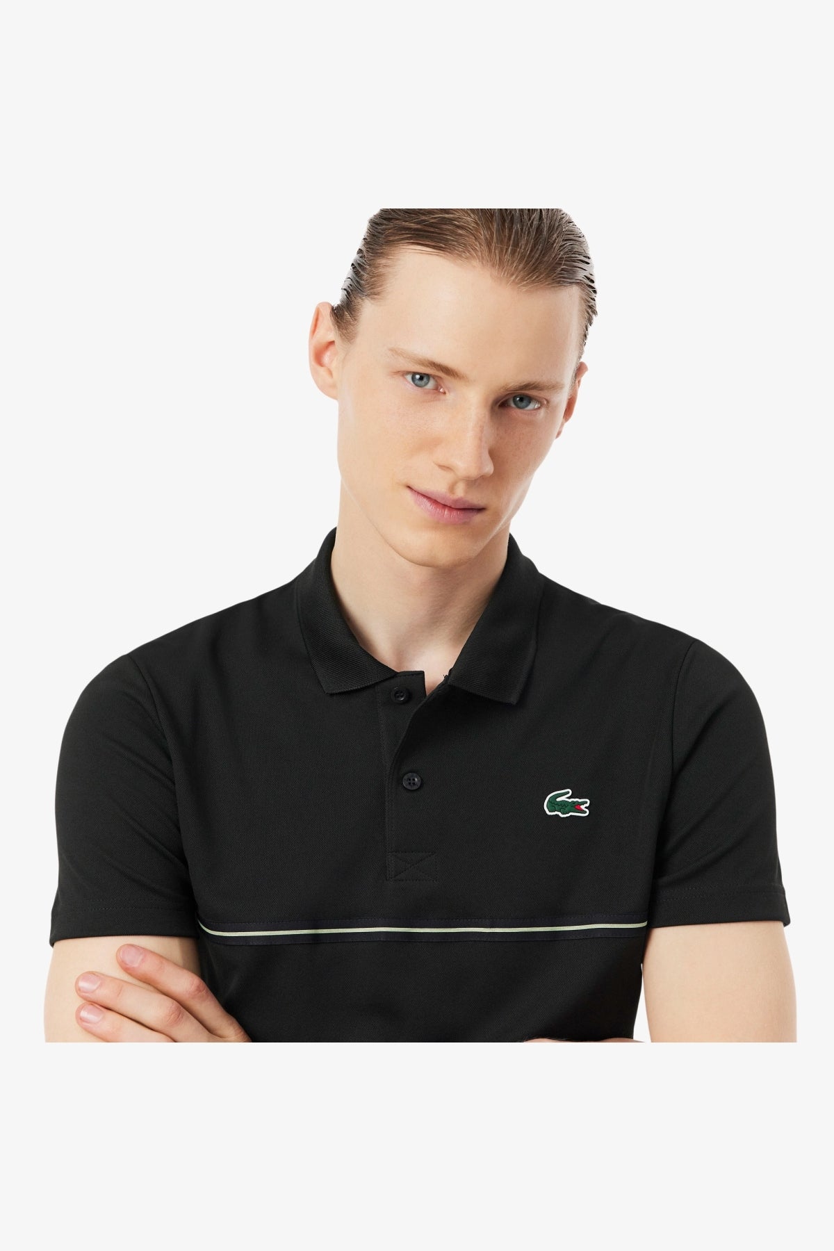 LACOSTE POLO en color NEGRO (6)