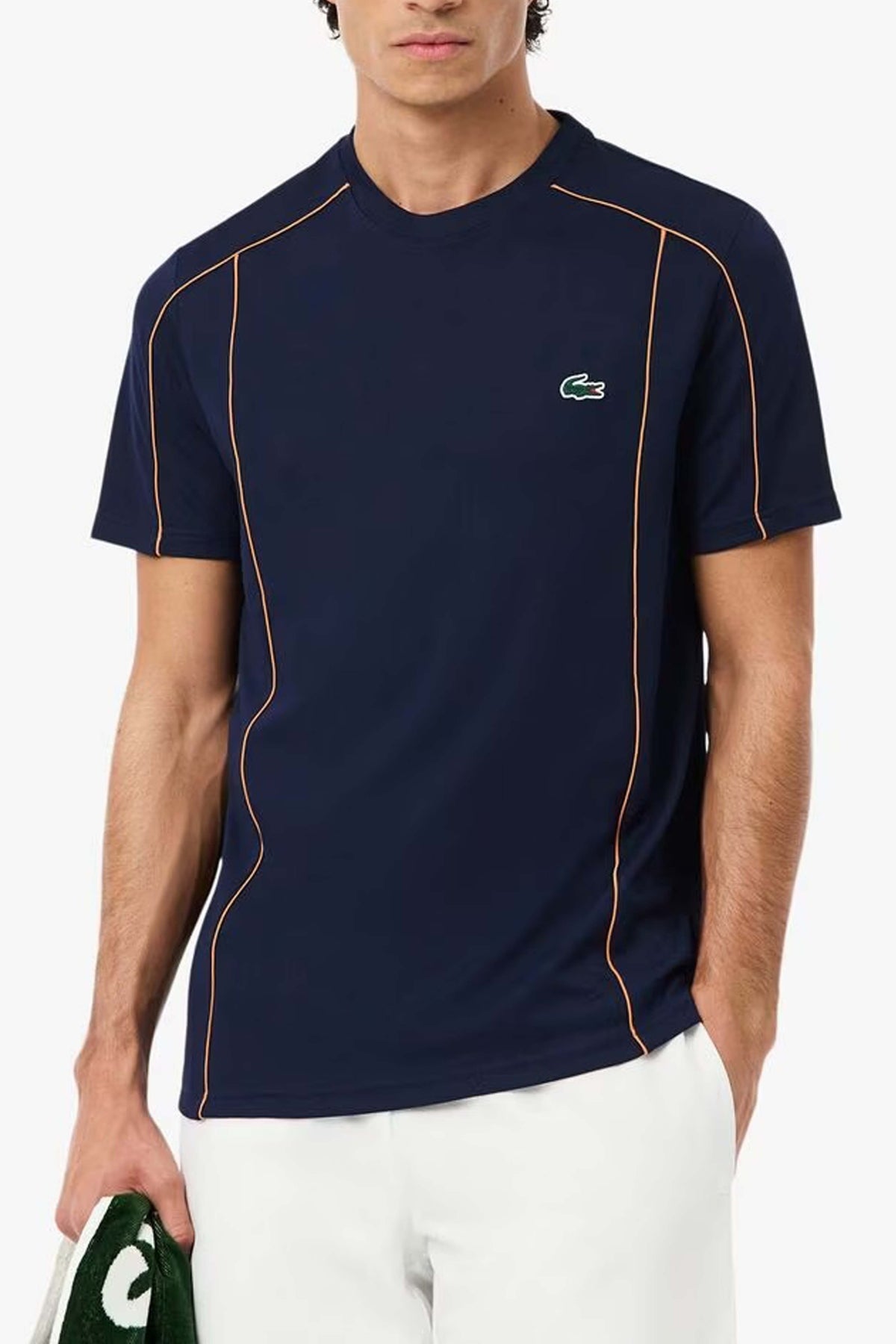 LACOSTE TEE SHIRT TURTLE NECK en color AZUL (1)
