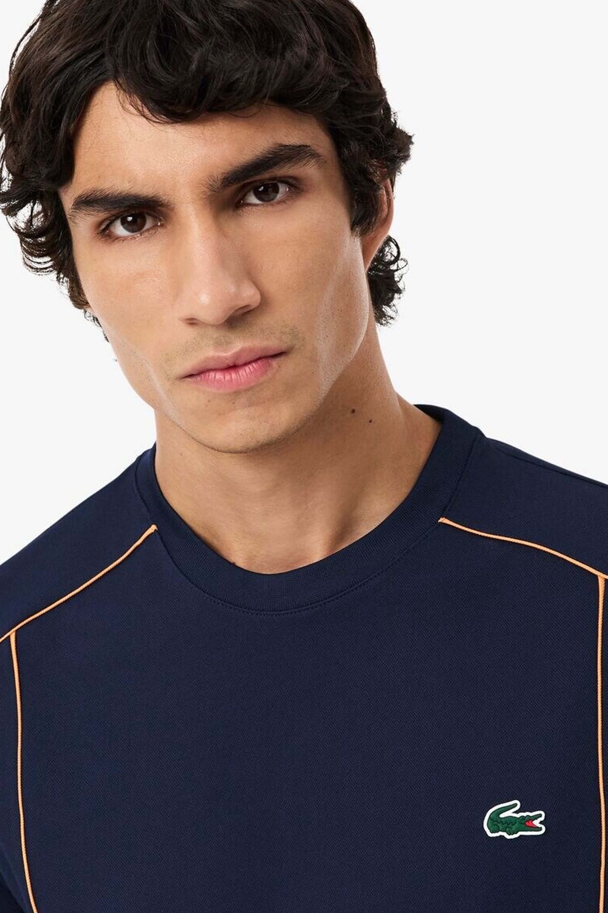 LACOSTE TEE SHIRT TURTLE NECK en color AZUL (4)