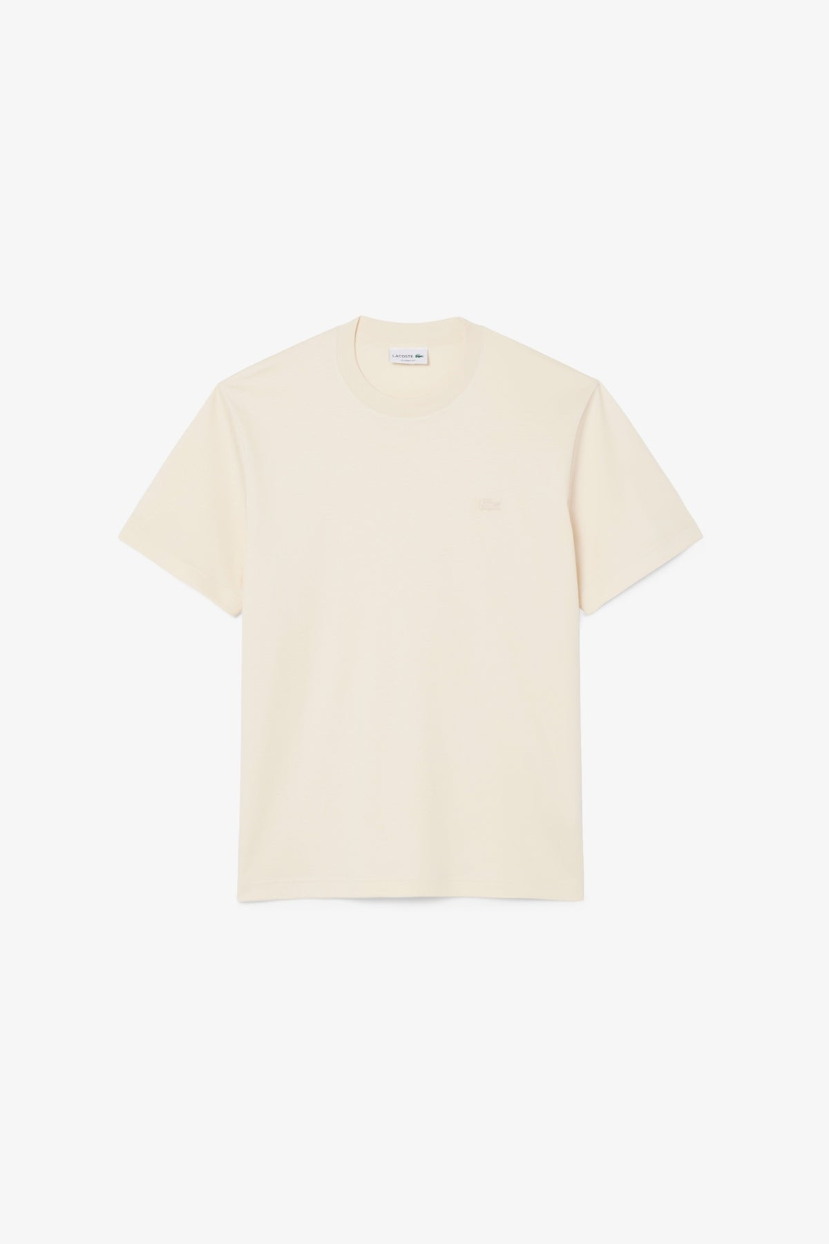 LACOSTE TEE SHIRT TURTLE NECK en color BEIS (1)