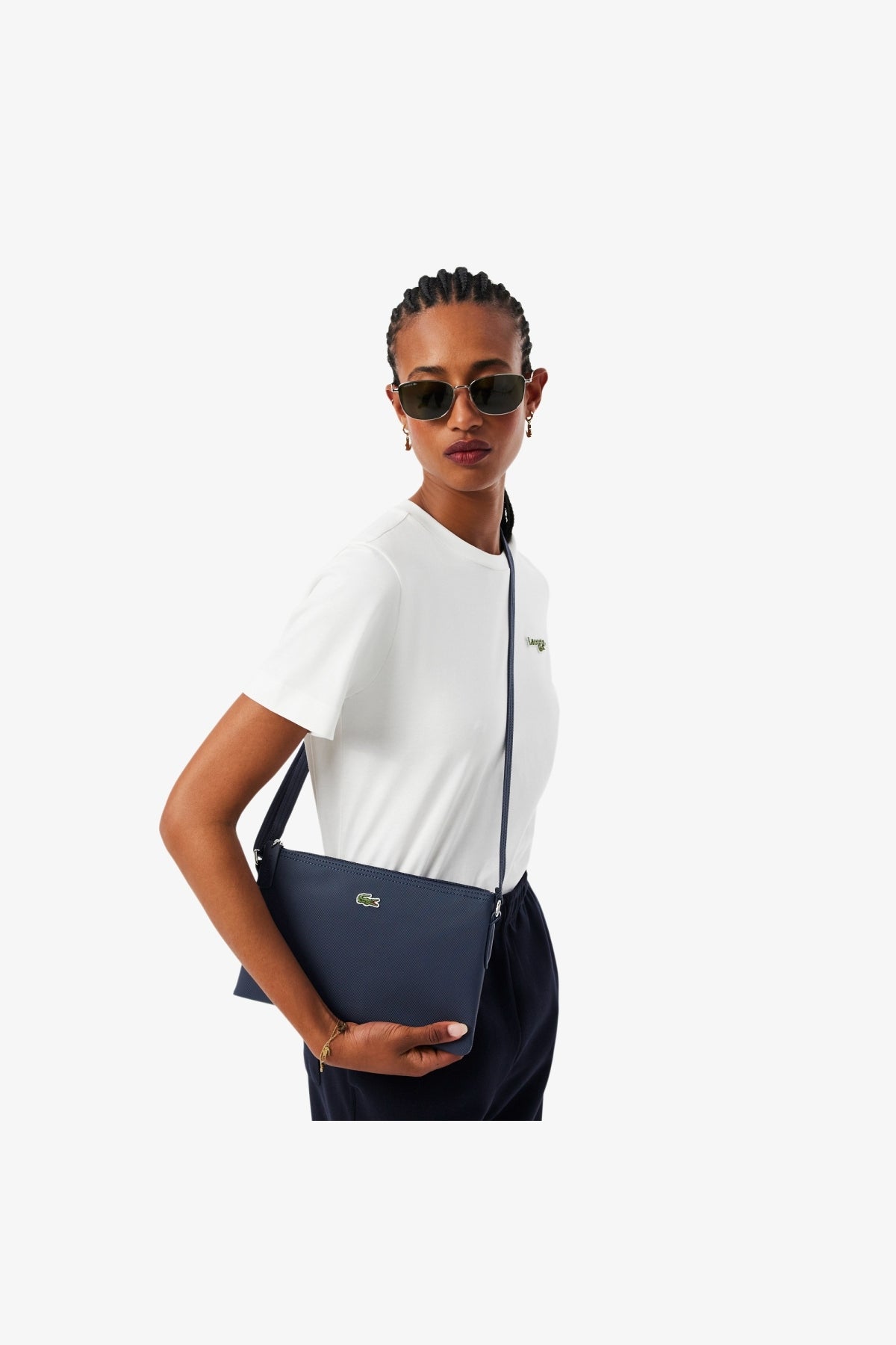 LACOSTE CROSSOVER BAG en color AZUL (4)