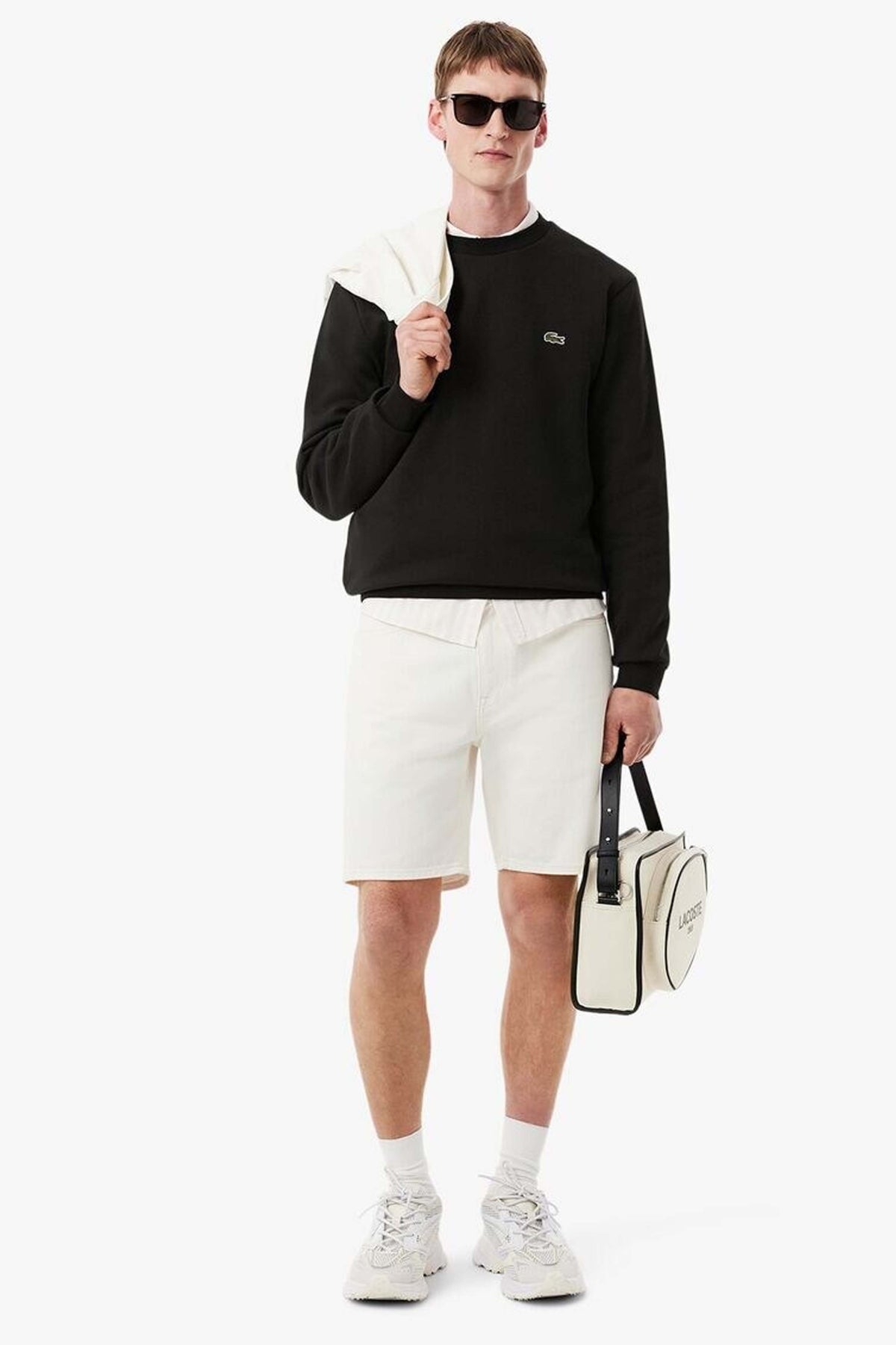 LACOSTE SWEATSHIRT en color NEGRO (1)