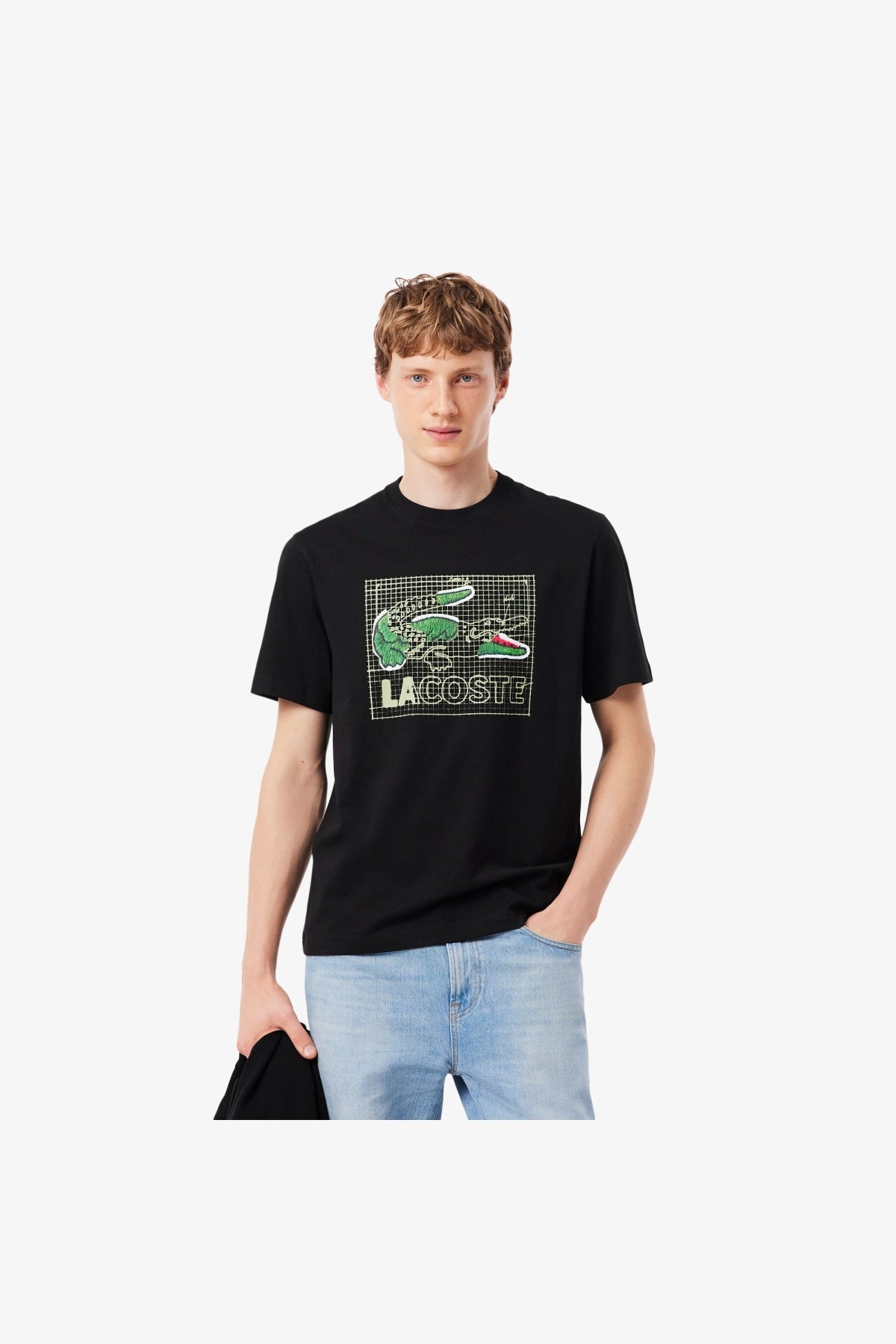 LACOSTE TEE en color NEGRO (2)
