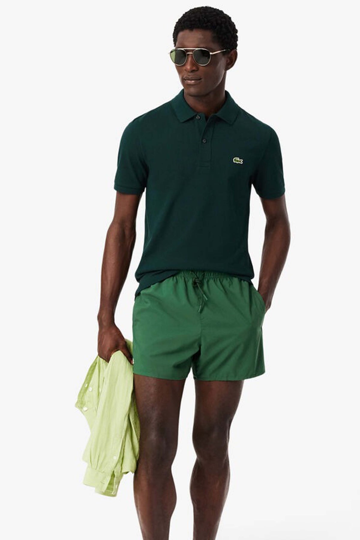 LACOSTE SWIMWEAR en color VERDE (1)