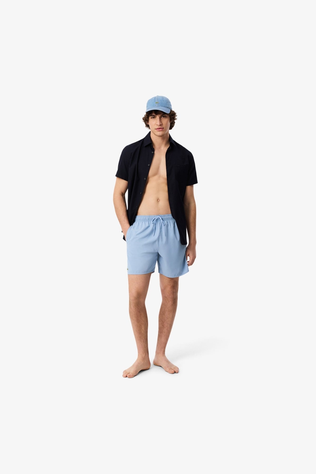 LACOSTE SWIMWEAR en color AZUL (4)