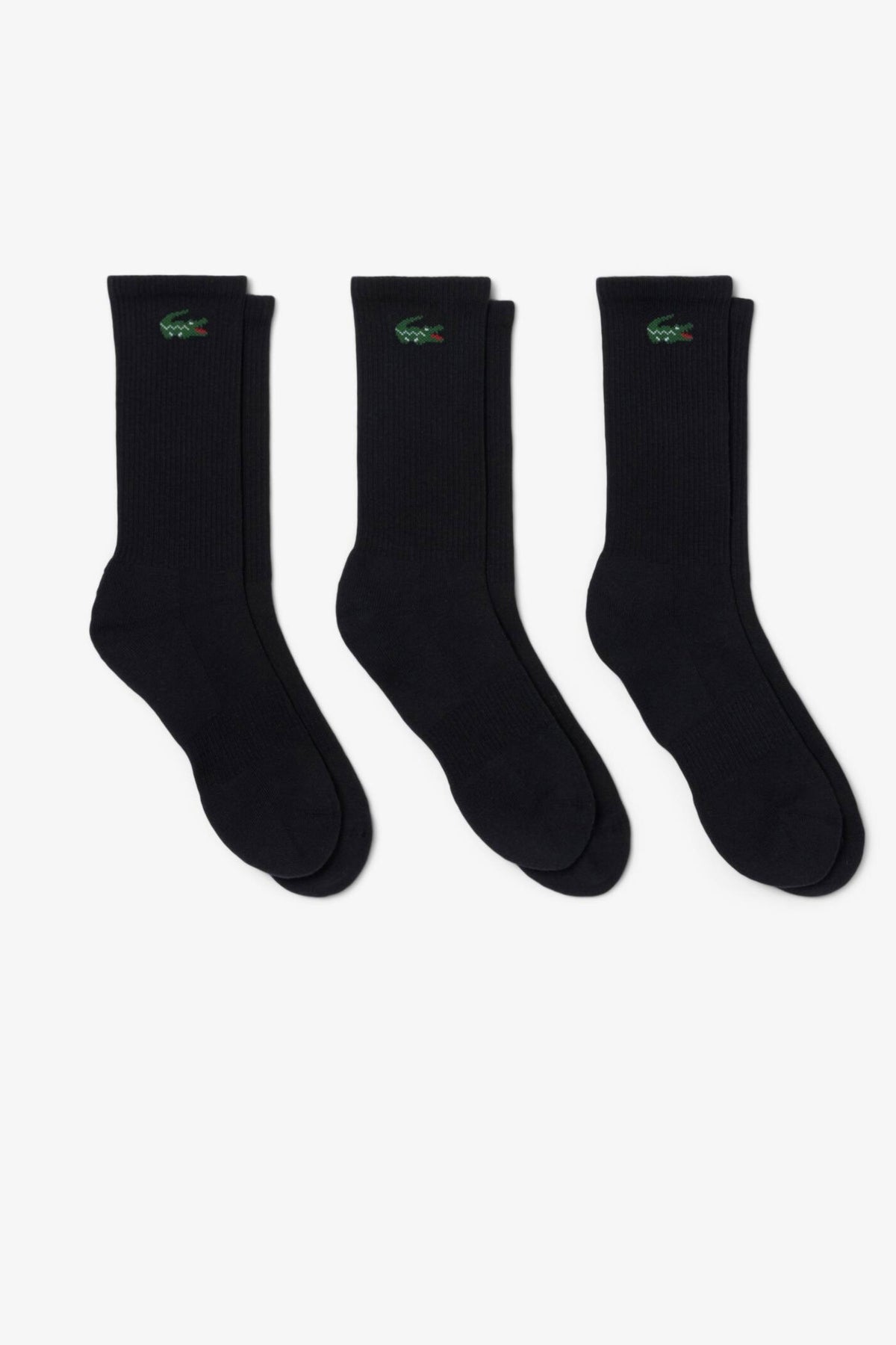 LACOSTE CREW SOCKS en color NEGRO (1)