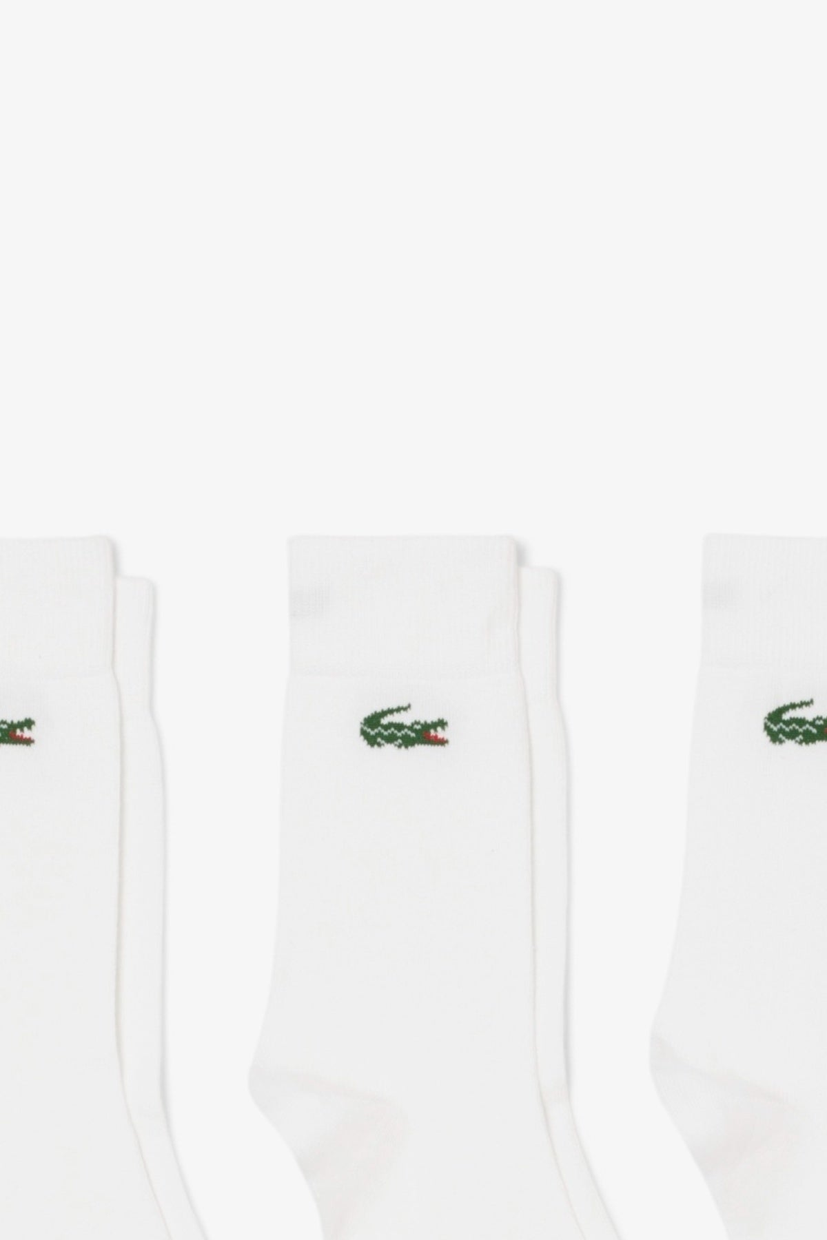 LACOSTE RA9247 CREW SOCKS en color BLANCO (3)
