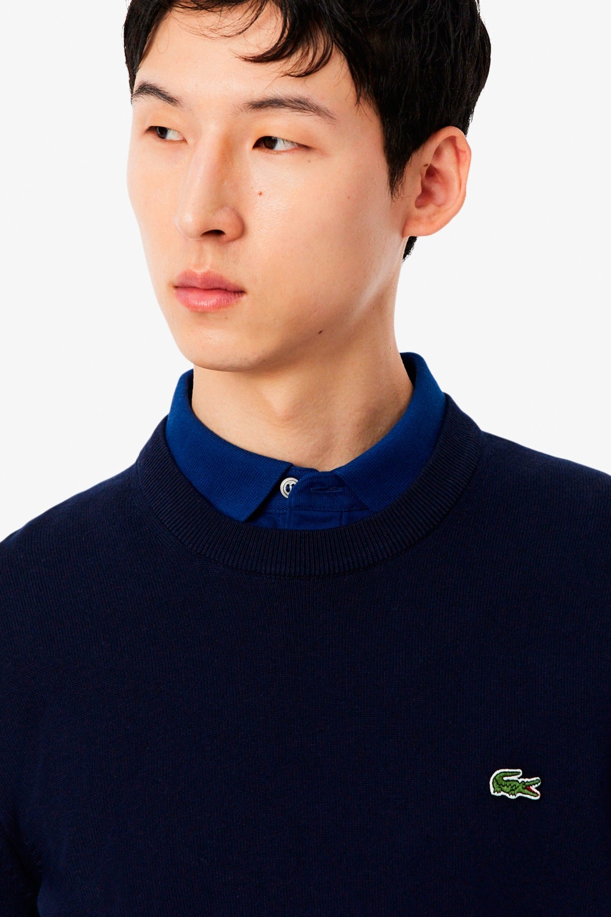 LACOSTE CREWNECKS SWEATERS en color AZUL (3)
