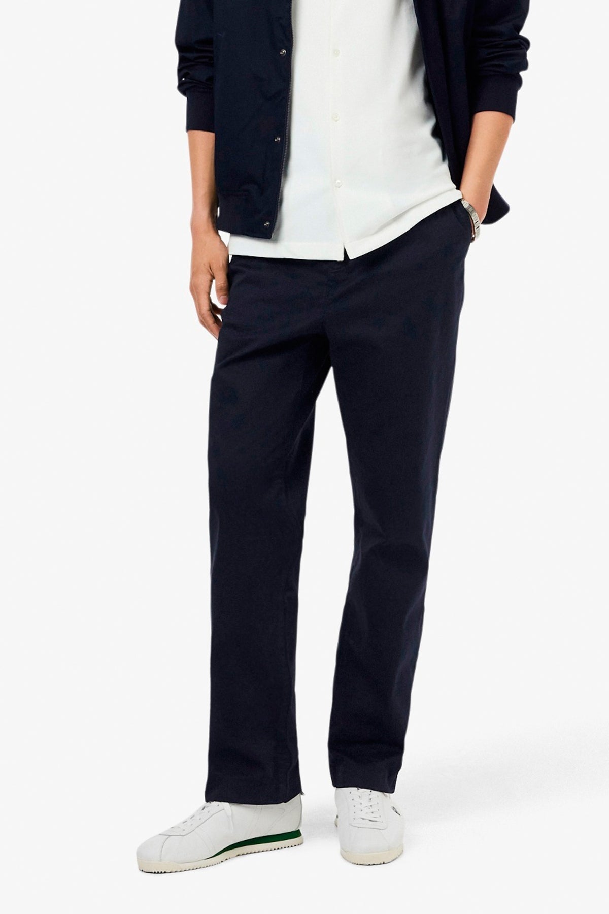LACOSTE HH1982 ELASTIC WAIST TROUSERS en color AZUL (1)