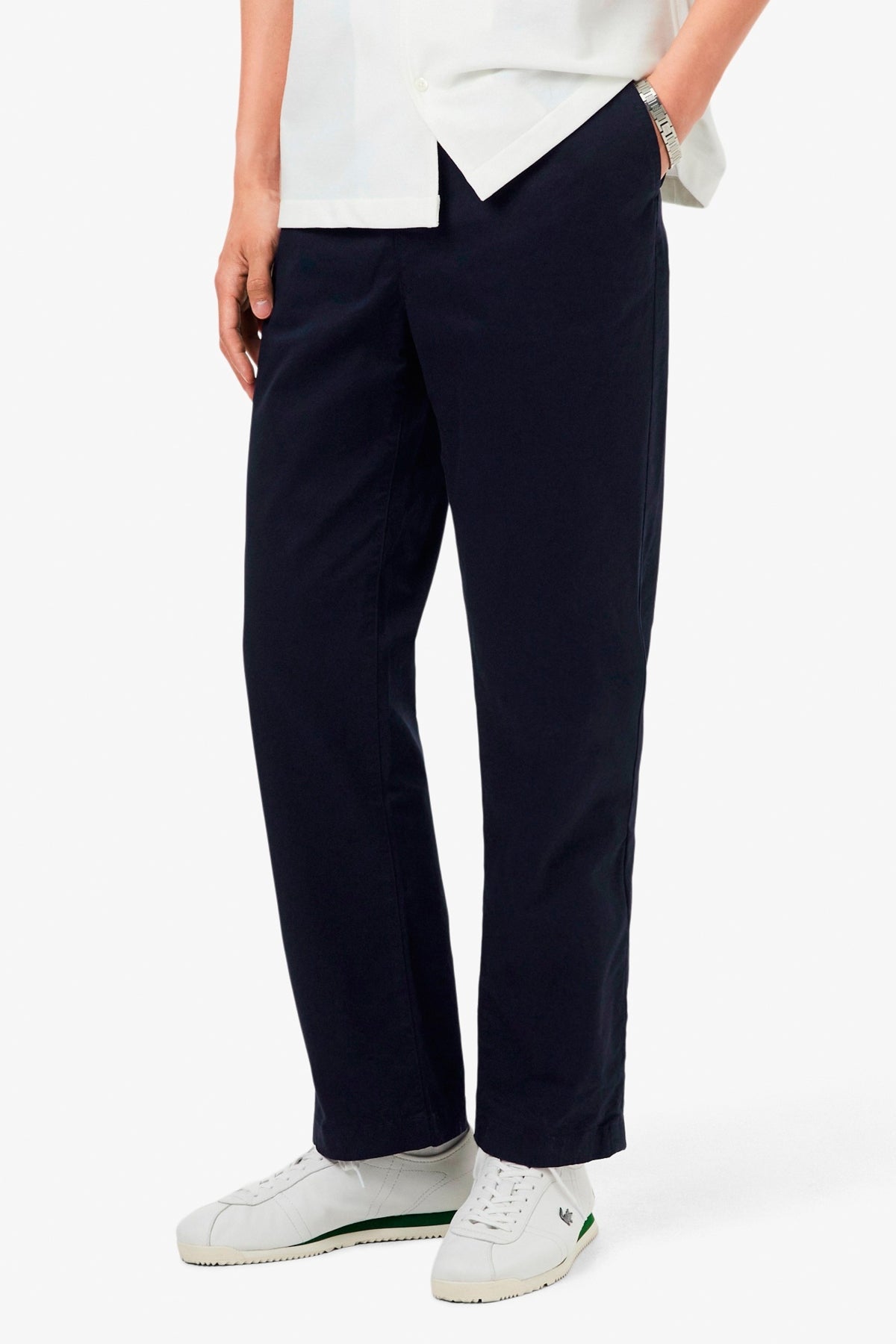 LACOSTE HH1982 ELASTIC WAIST TROUSERS en color AZUL (4)