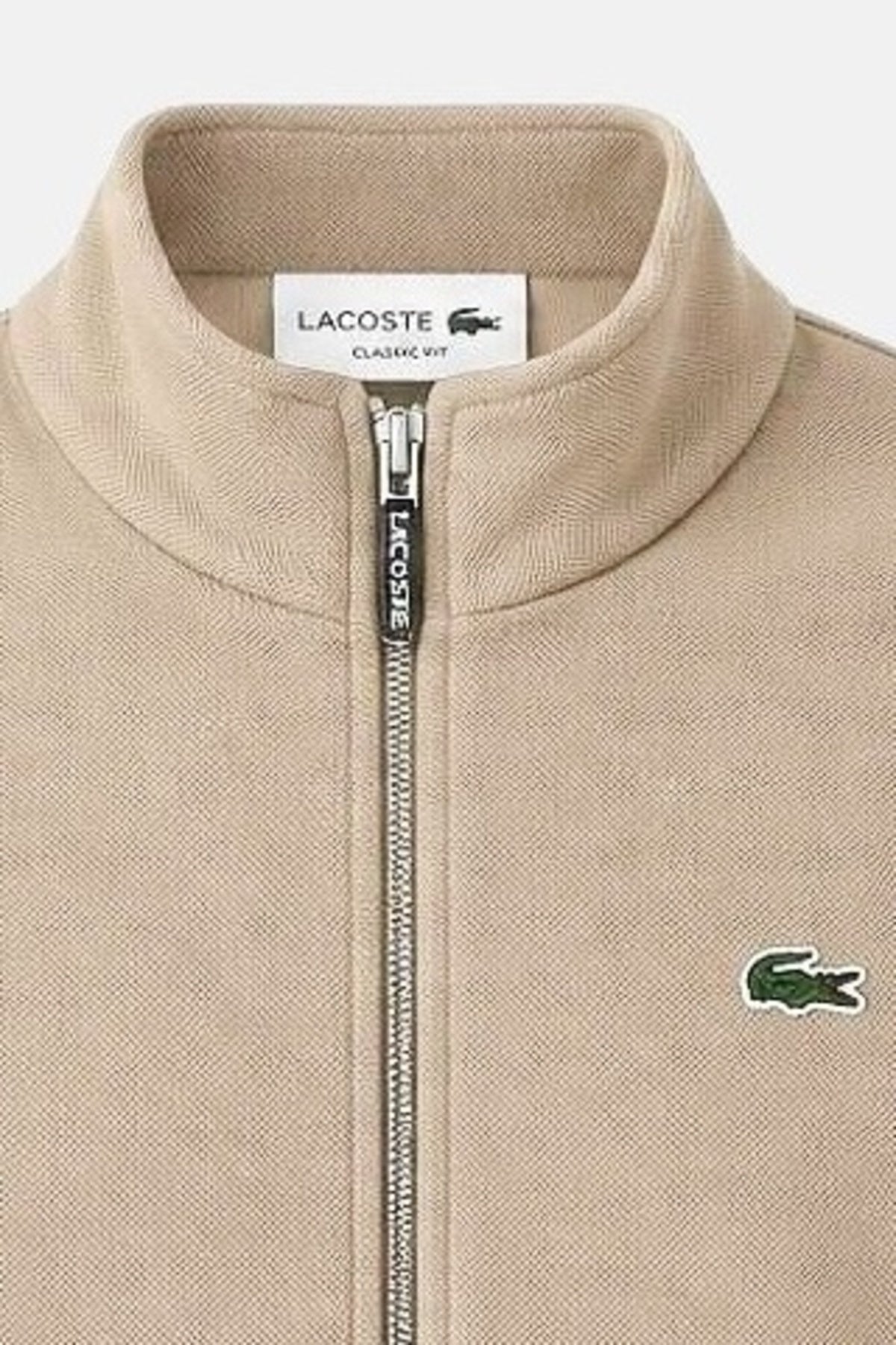 LACOSTE SH9454 ZIPPED SWEATSHIRTS en color BEIS (3)