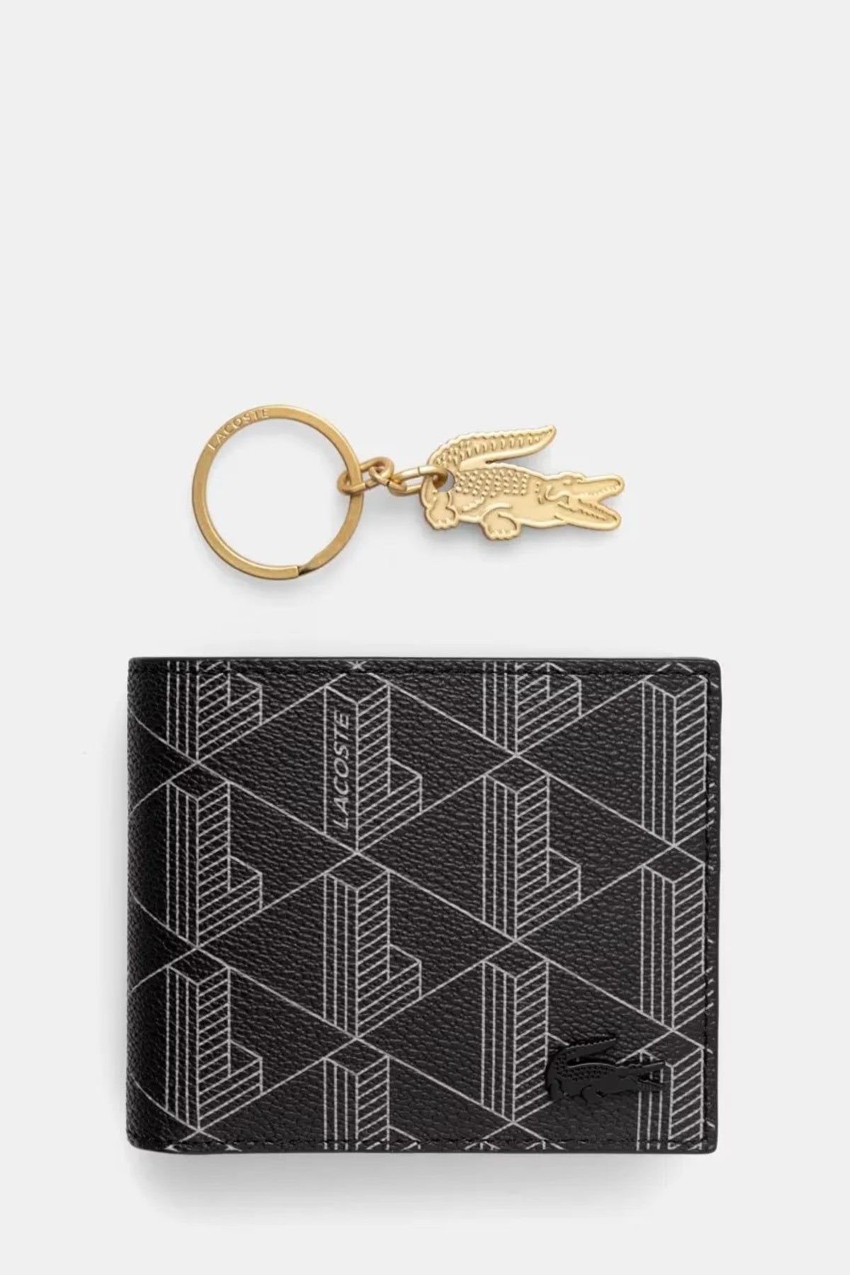 LACOSTE NH4801LX M BILLFOLD KEY RING BOX en color VERDE (1)
