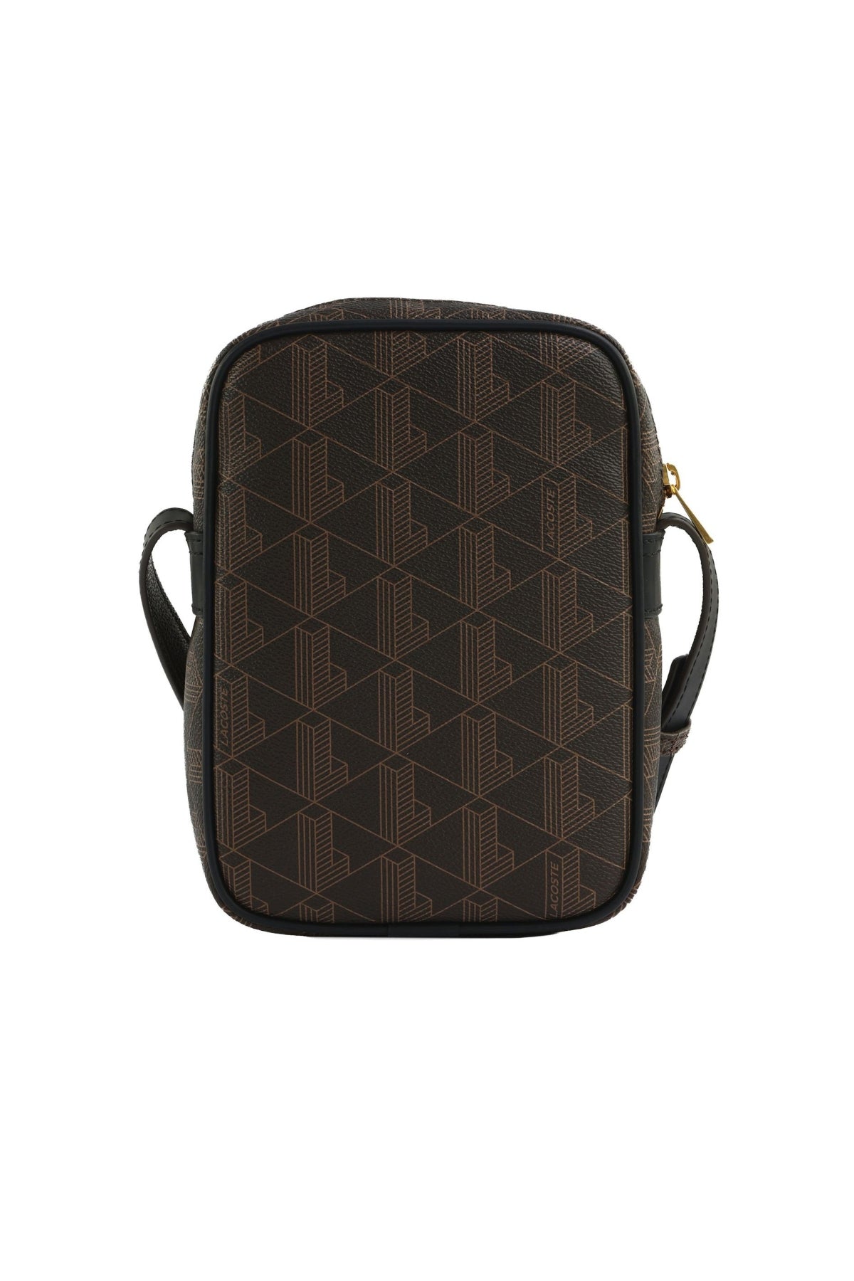 LACOSTE VERTICAL CAMERA BAG en color MARRON (2)