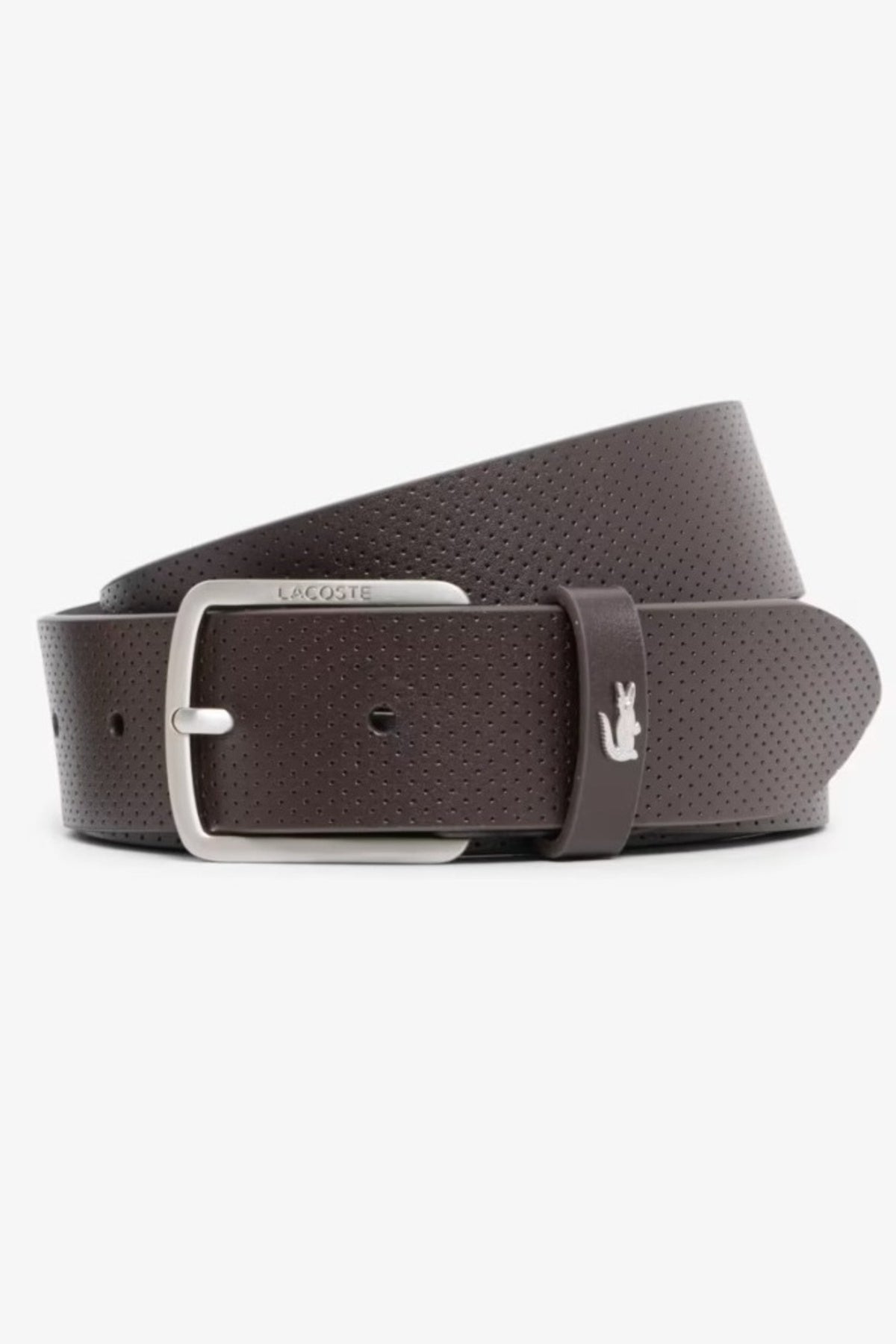 LACOSTE RC4092 PUNCH BELT en color MARRON (3)