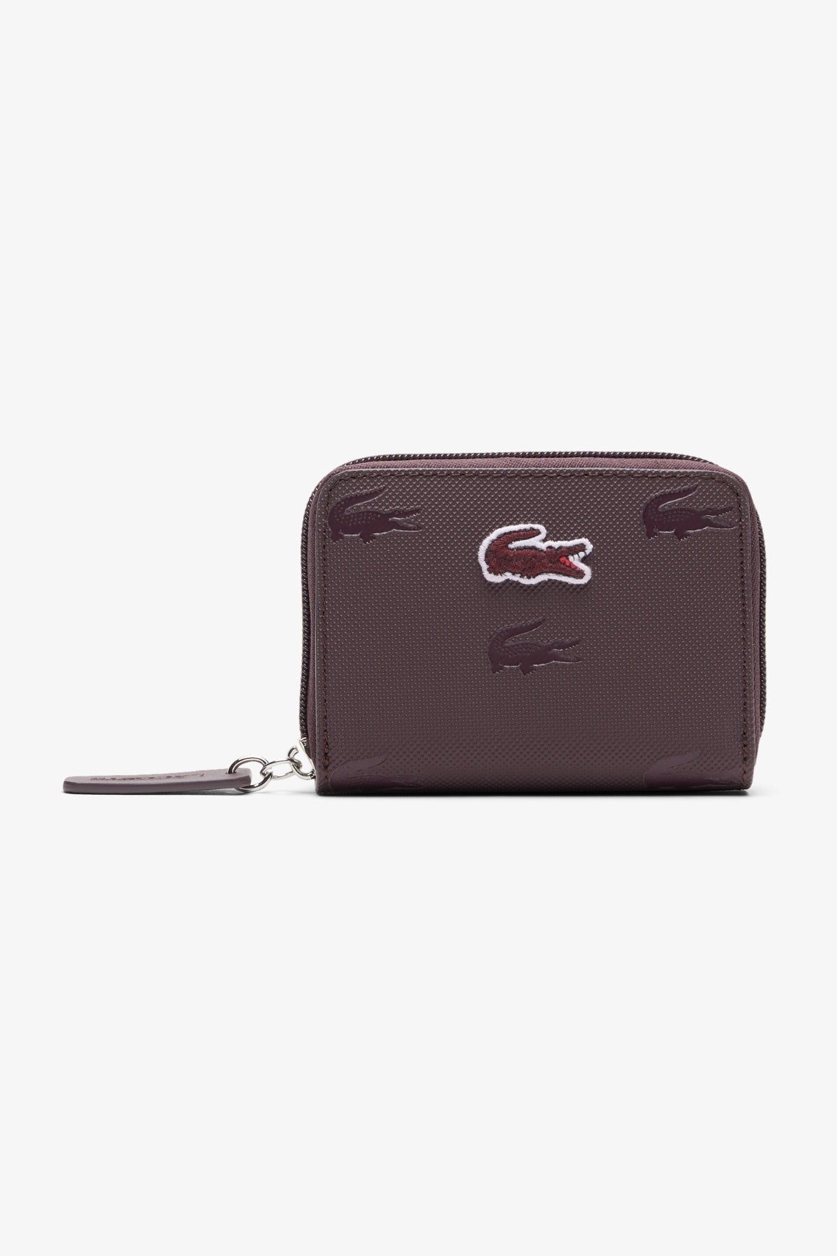 LACOSTE NF5507HN ZIP COIN WALLET en color MARRON (1)