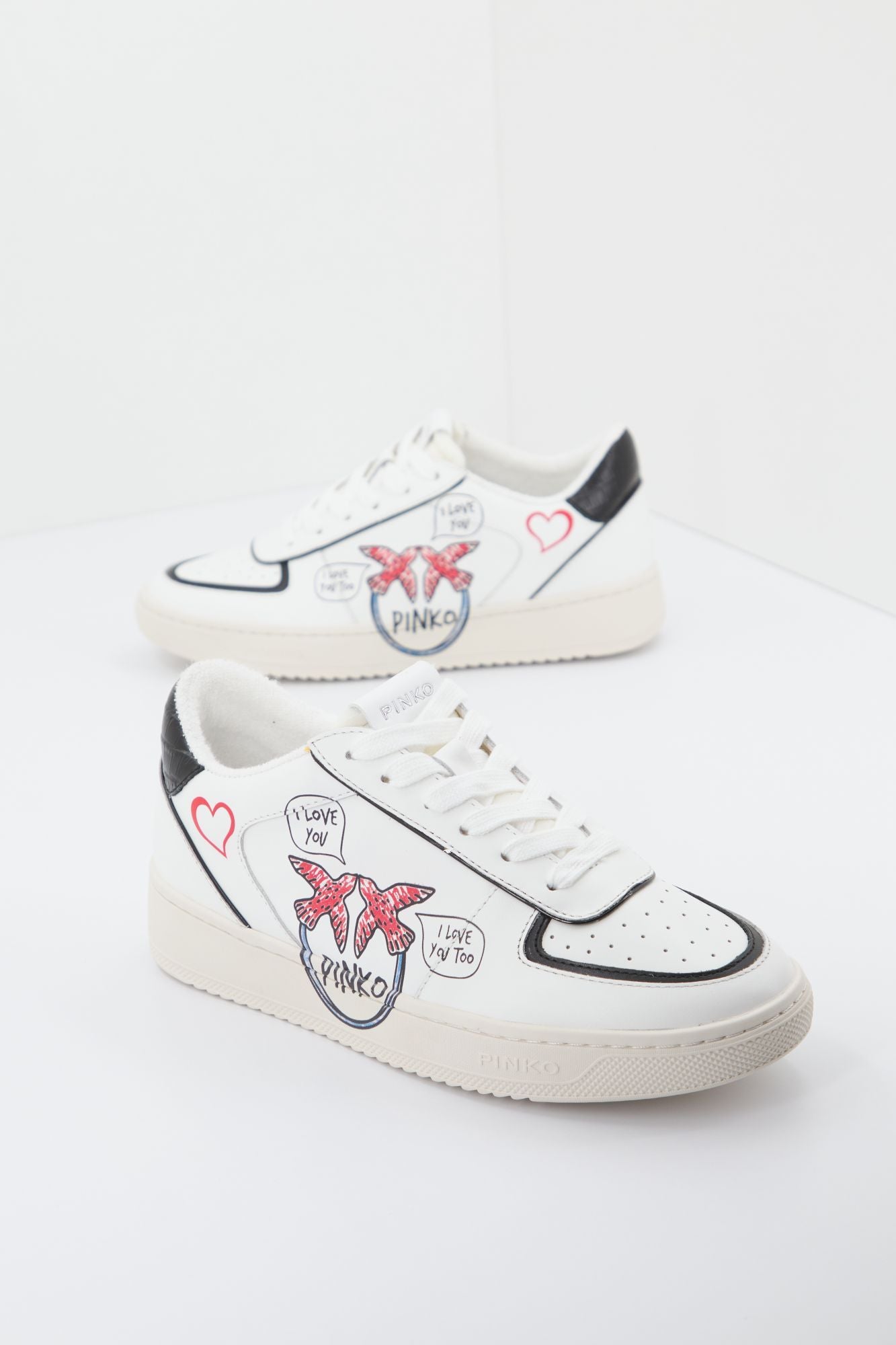 PINKO RODANO BASKET en color BLANCO (4)