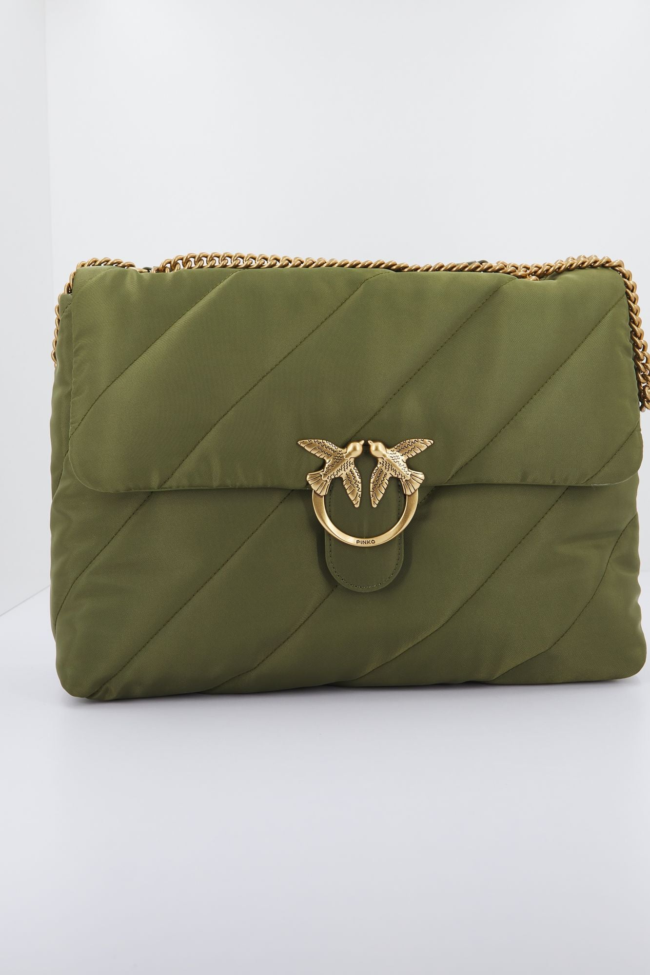 PINKO LOVE EXTRA PUFF MAXI en color VERDE (2)