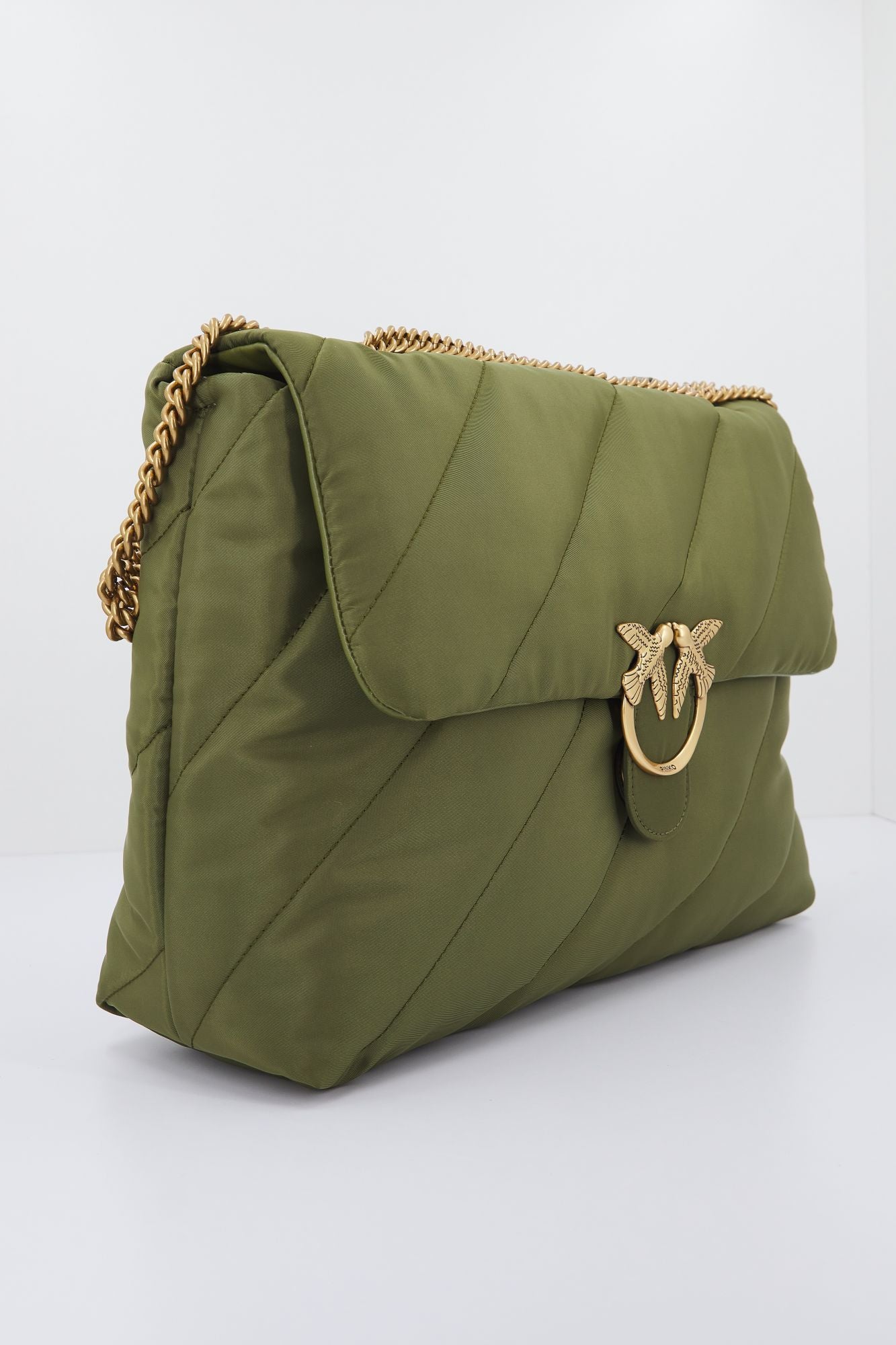 PINKO LOVE EXTRA PUFF MAXI en color VERDE (3)