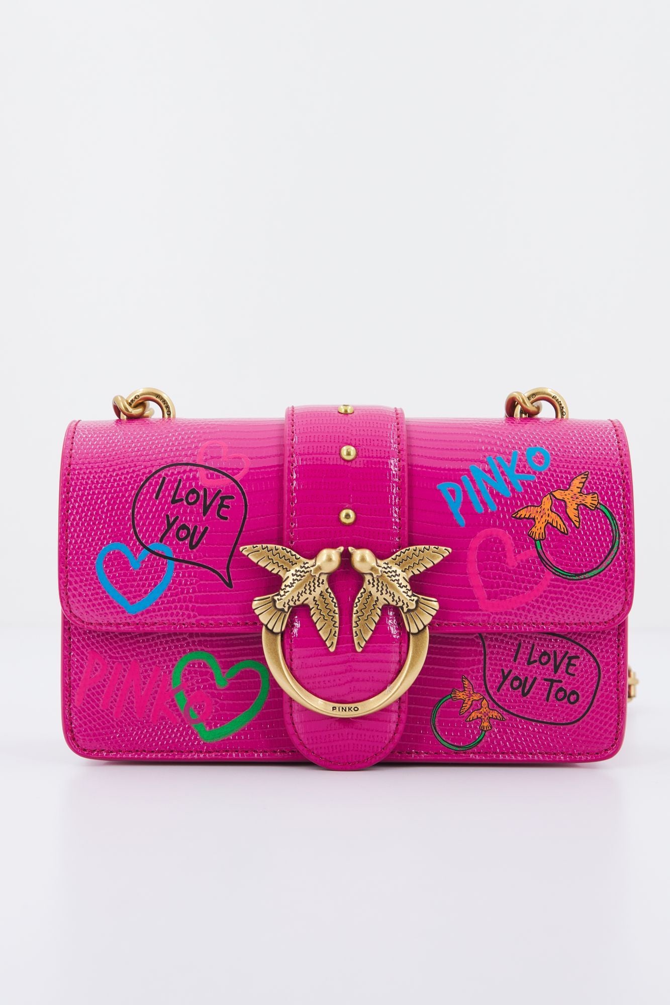 PINKO LOVE MINI ICON STREET en color ROSA (2)