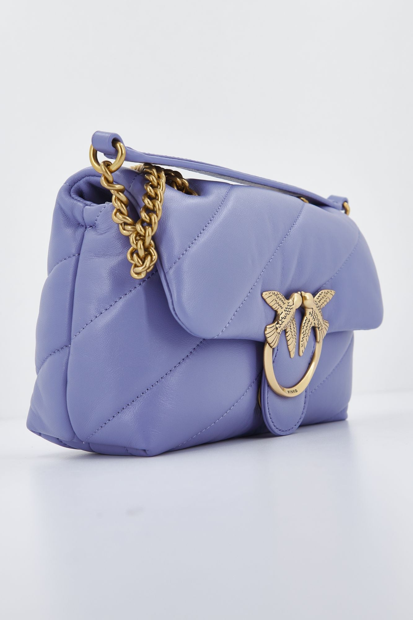 PINKO LOVE MINI PUFF MAXI en color VIOLETA (3)