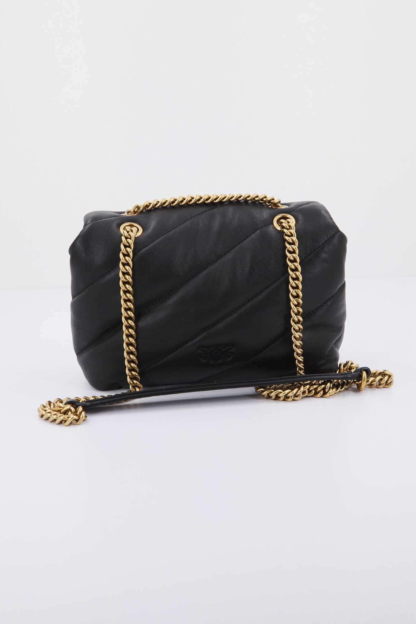 PINKO LOVE MINI PUFF MAXI en color NEGRO (4)