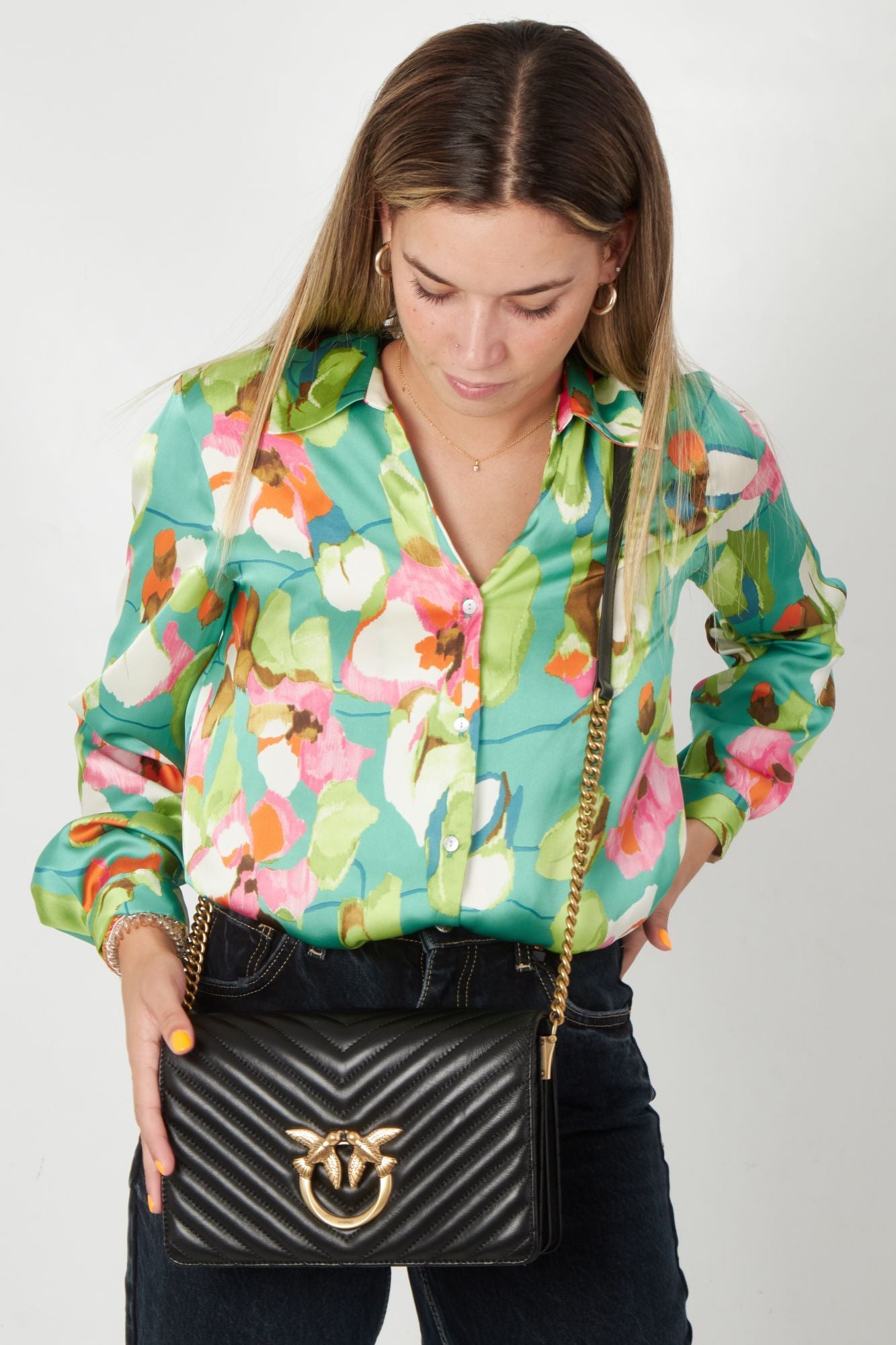 PINKO LOVE CLICK CLASSIC en color NEGRO (1)