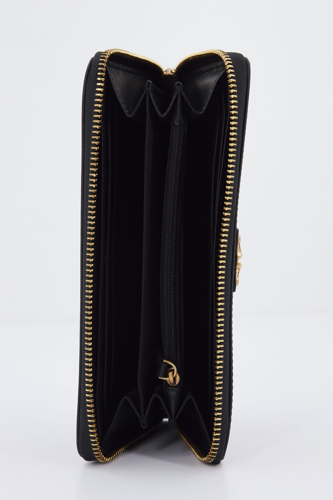 PINKO RYDER WALLET ZIP en color NEGRO (4)